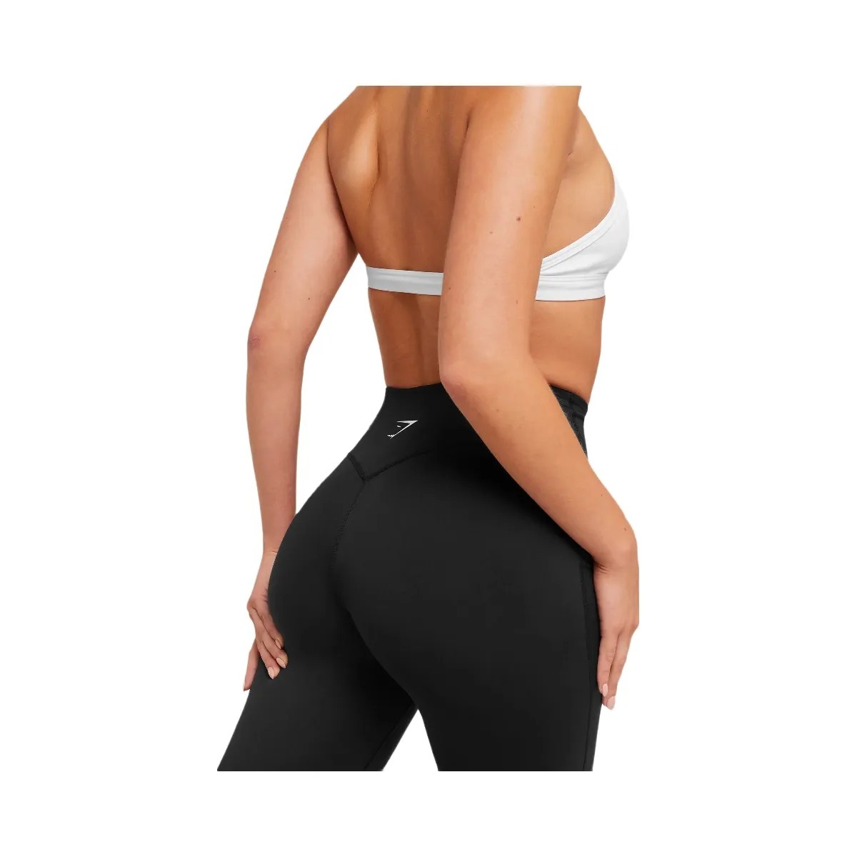 Gymshark Training Straight Leg Leggings "Black" - HypeFly India View 5