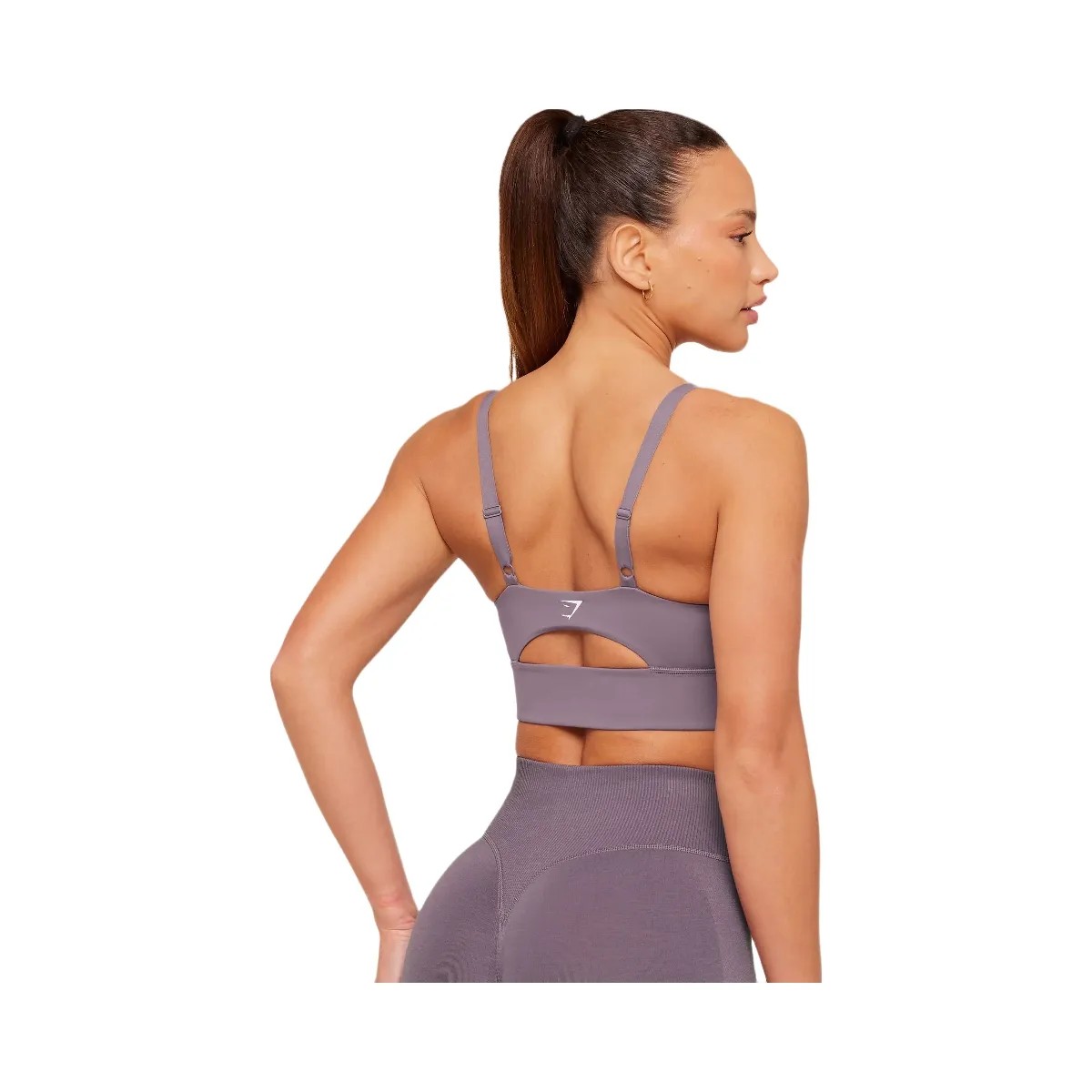 Gymshark Twist Front Sports Bra "Dusk Purple" - HypeFly India View 2