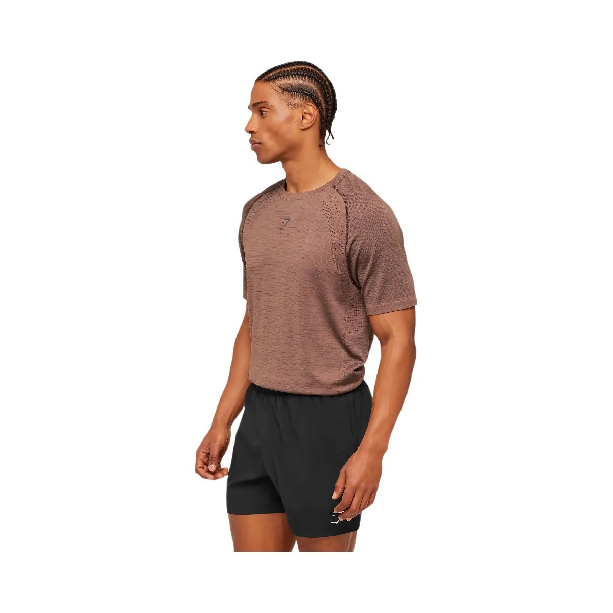 Gymshark Versatile Seamless T-Shirt "Taupe Brown Cool Brown" - HypeFly India View 3