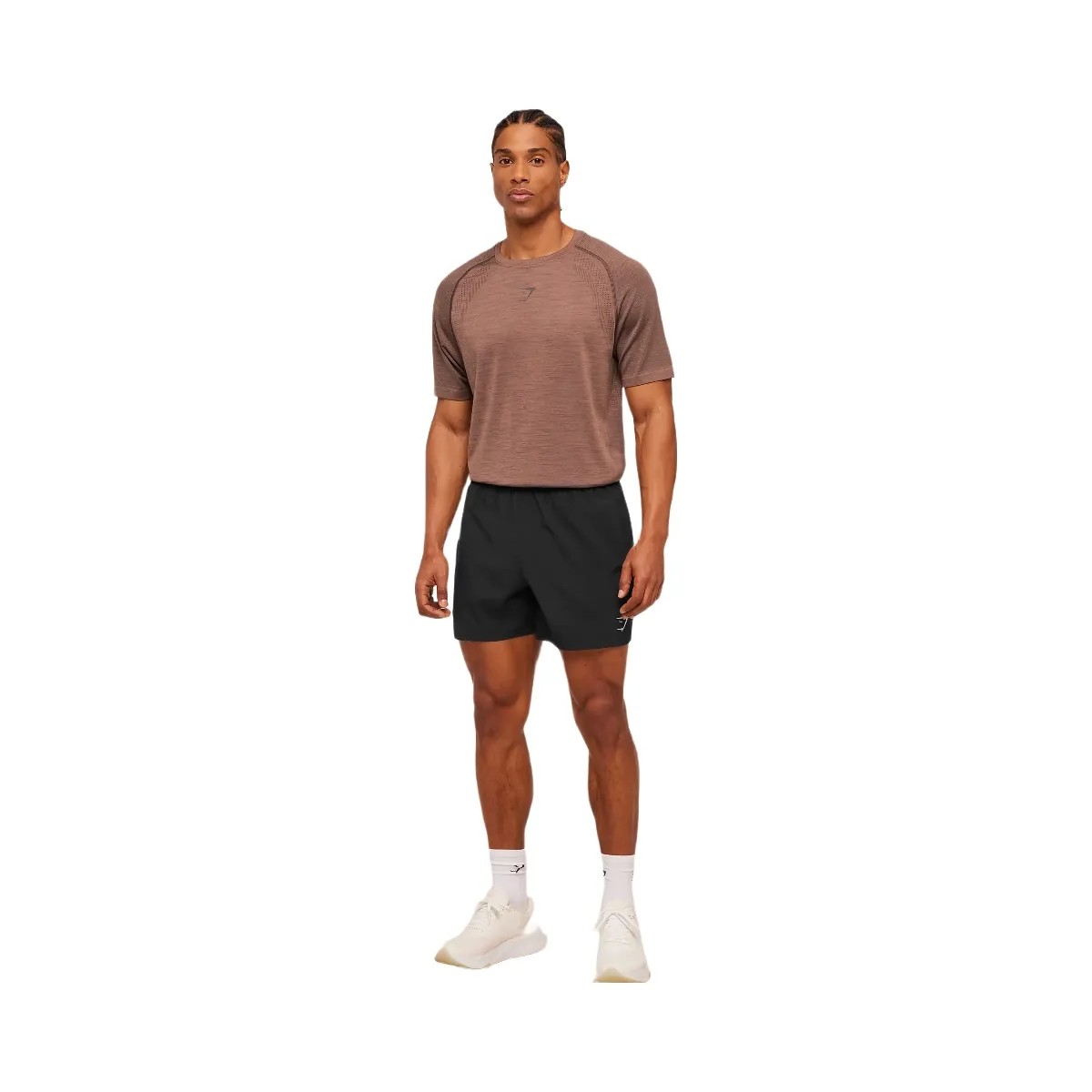 Gymshark Versatile Seamless T-Shirt "Taupe Brown Cool Brown" - HypeFly India View 5