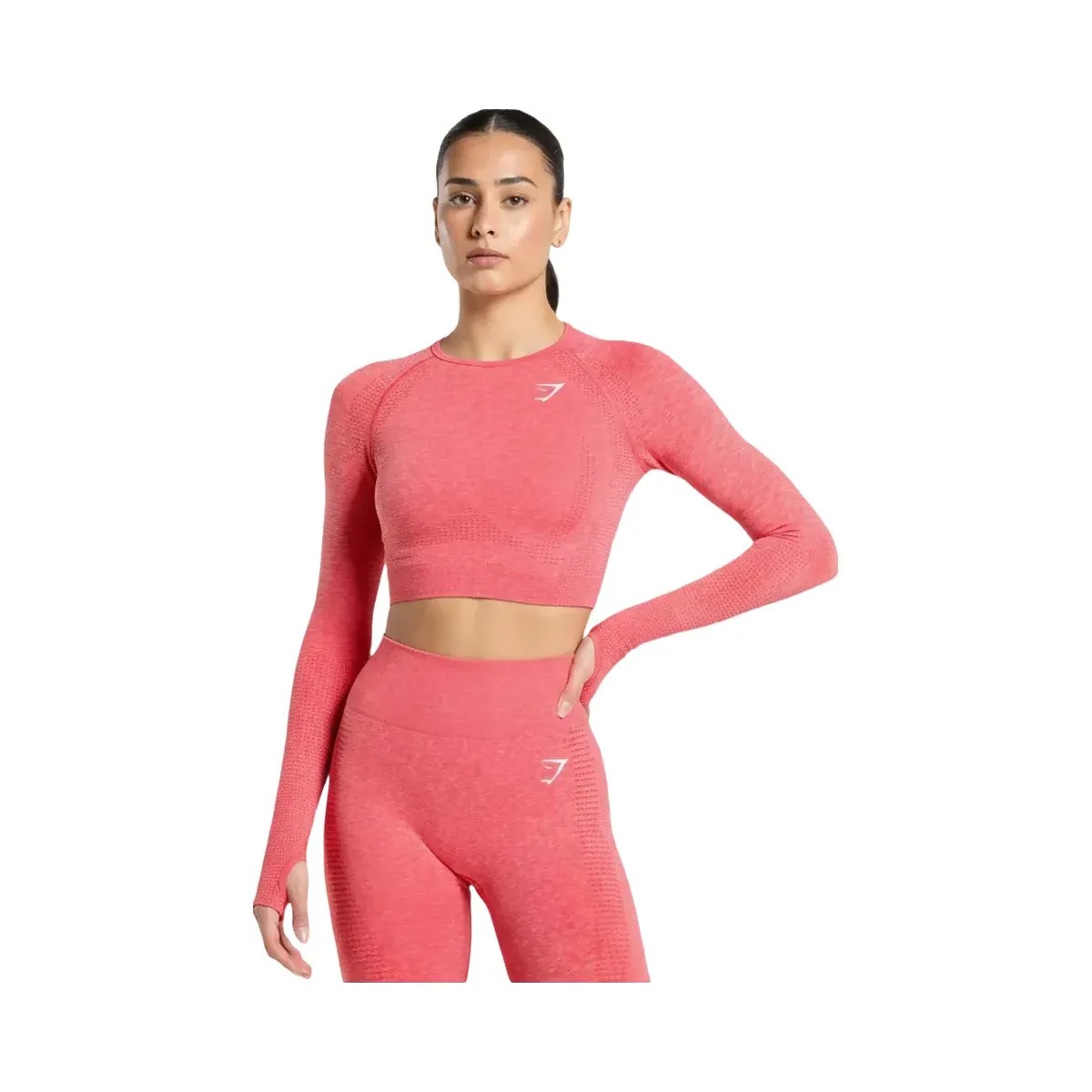 gymshark-vital-crop-top-coral-red-marl