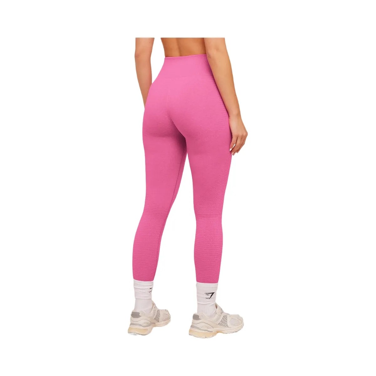 Gymshark Vital Seamless 2.0 Leggings "Super-Set Pink Marl" - HypeFly India View 2
