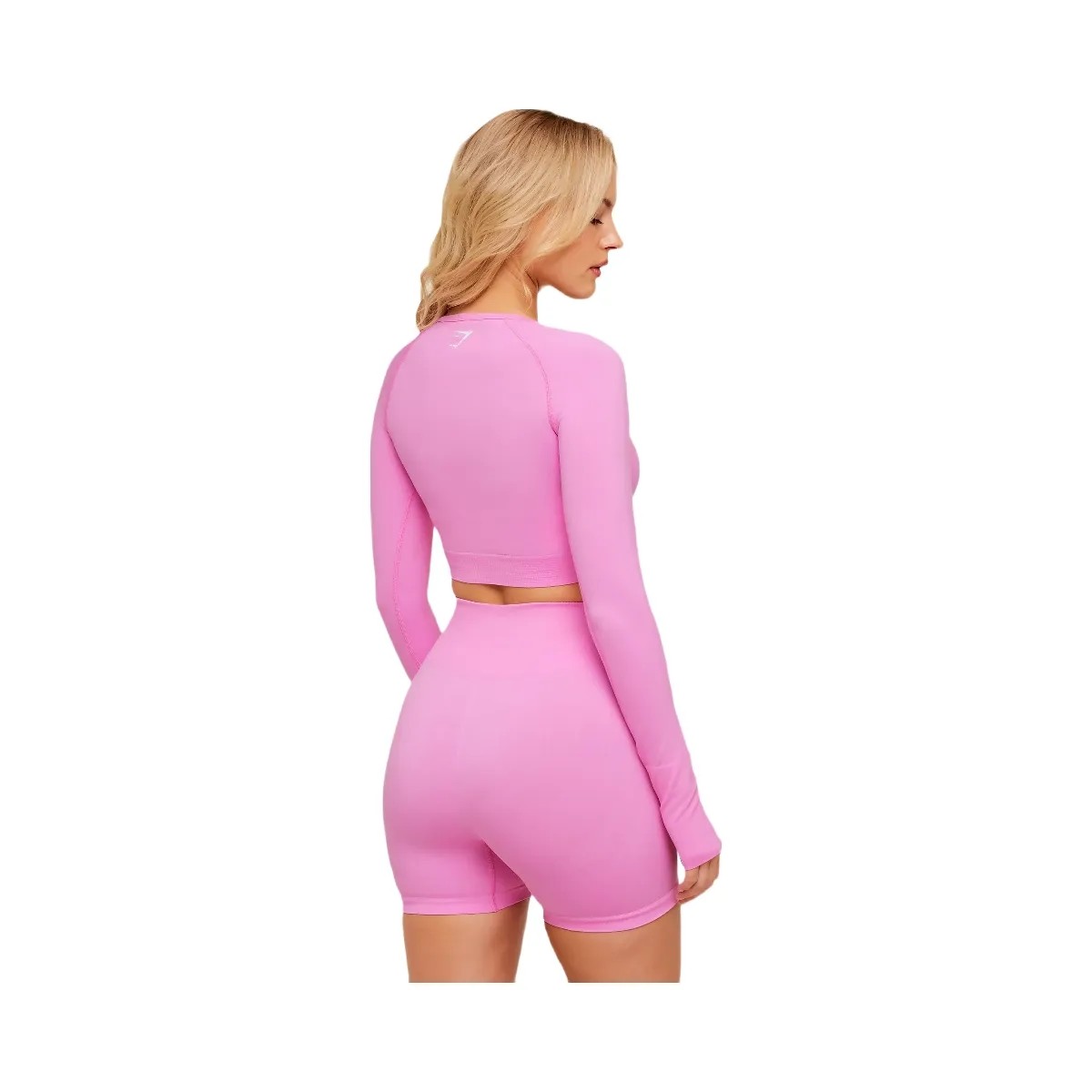 Gymshark Vital Sweetheart Neck Crop Top "Focus Pink" - HypeFly India View 3