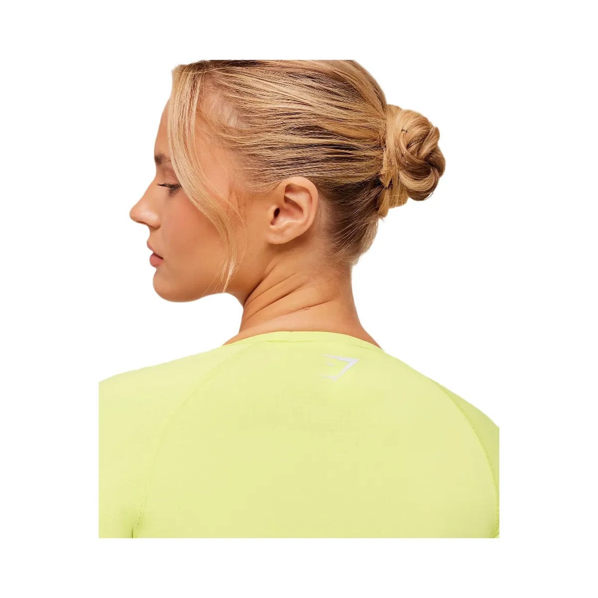 Gymshark Vital Sweetheart Neck Crop Top "Sorbet Yellow" - HypeFly India View 6