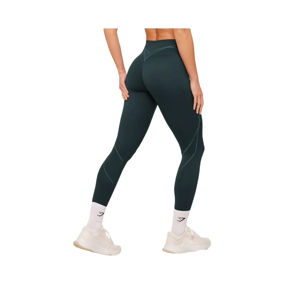 Gymshark Volt Leggings "Deep Petrol Blue Stealth Blue" - HypeFly India View 2