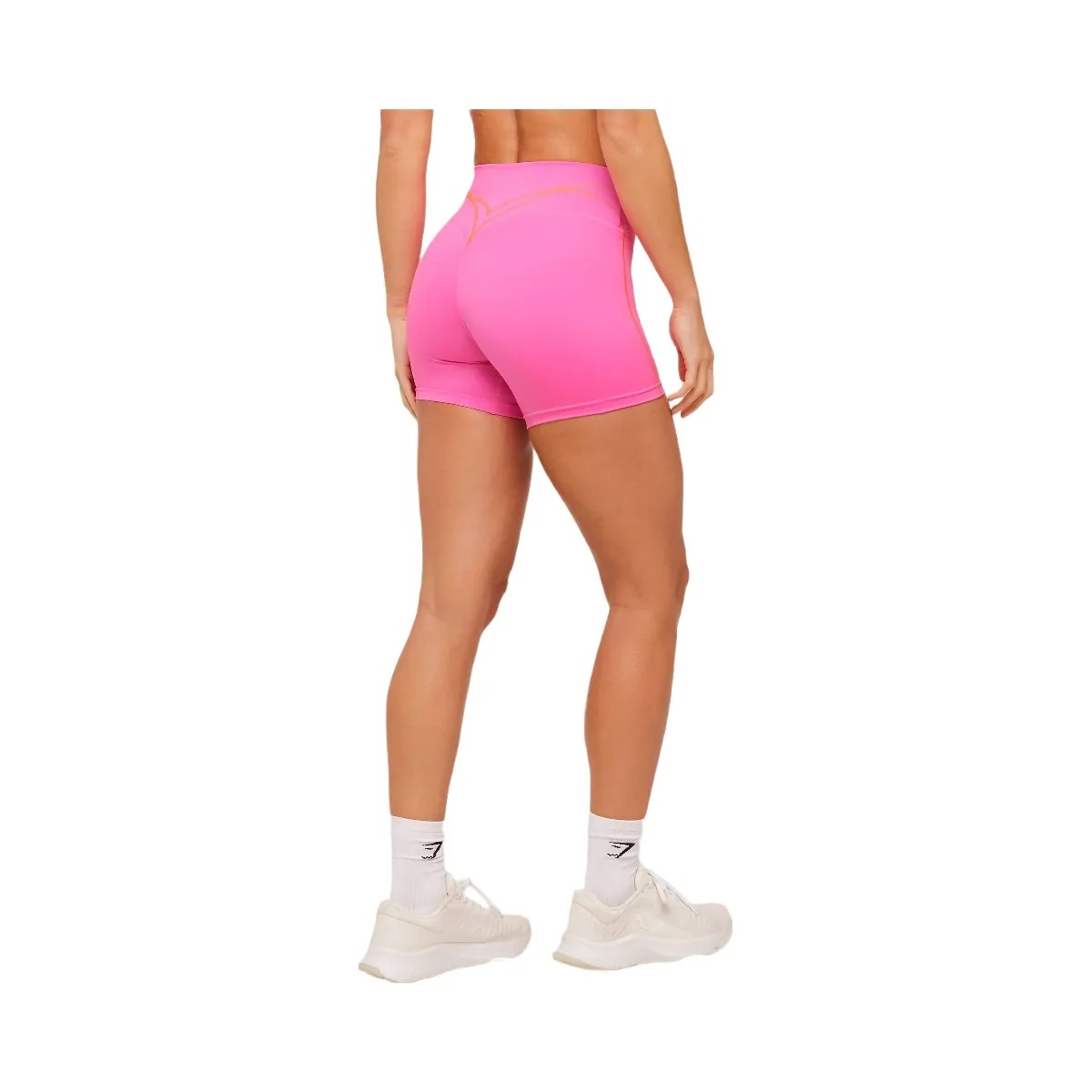 Gymshark Volt Shorts "Electric Pink Dayglow Peach" - HypeFly India View 2
