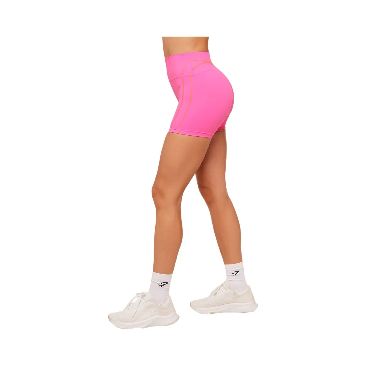 Gymshark Volt Shorts "Electric Pink Dayglow Peach" - HypeFly India View 3