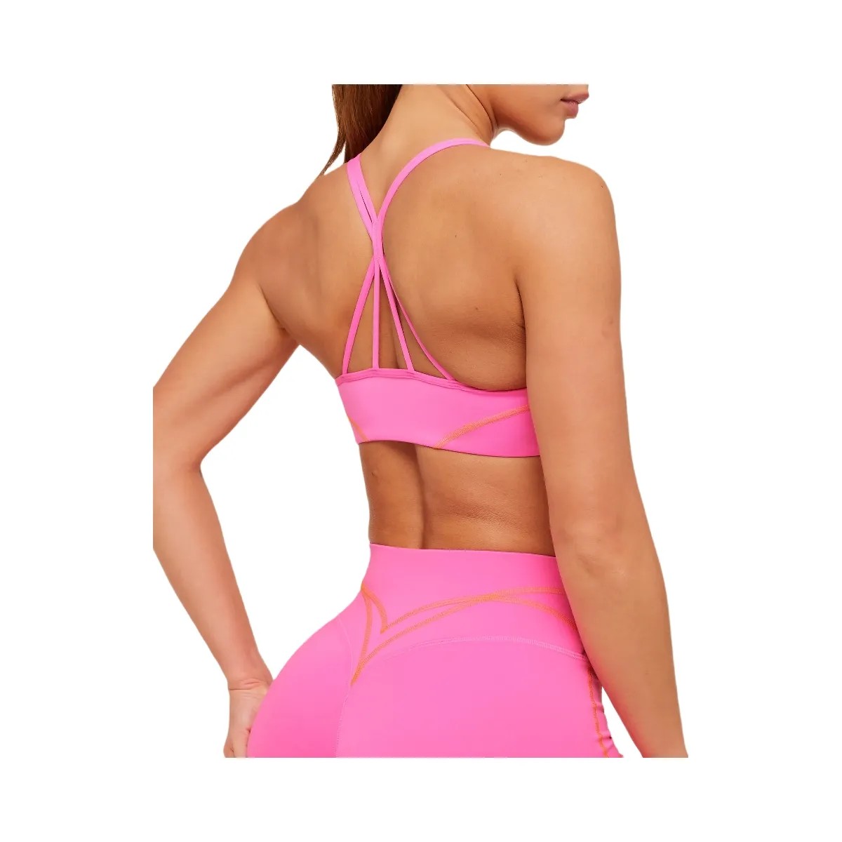 Gymshark Volt Shorts "Electric Pink Dayglow Peach" - HypeFly India View 4