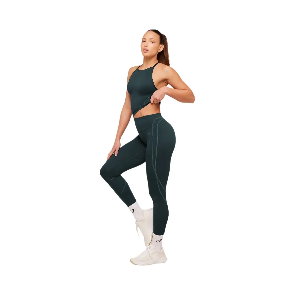 Gymshark Volt Tank Top "Deep Petrol Blue Stealth Blue" - HypeFly India View 6