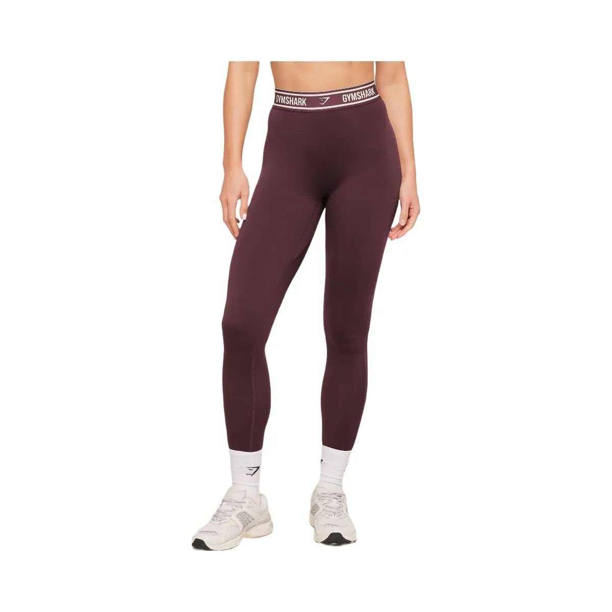 Gymshark Waistband Logo Leggings "Cherry Purple" - HypeFly India View 1