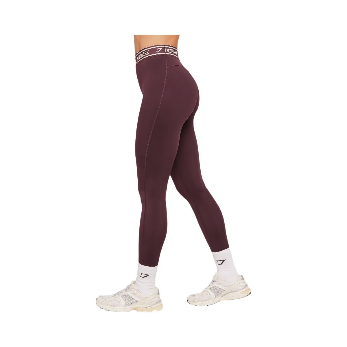 Gymshark Waistband Logo Leggings "Cherry Purple" - HypeFly India View 3