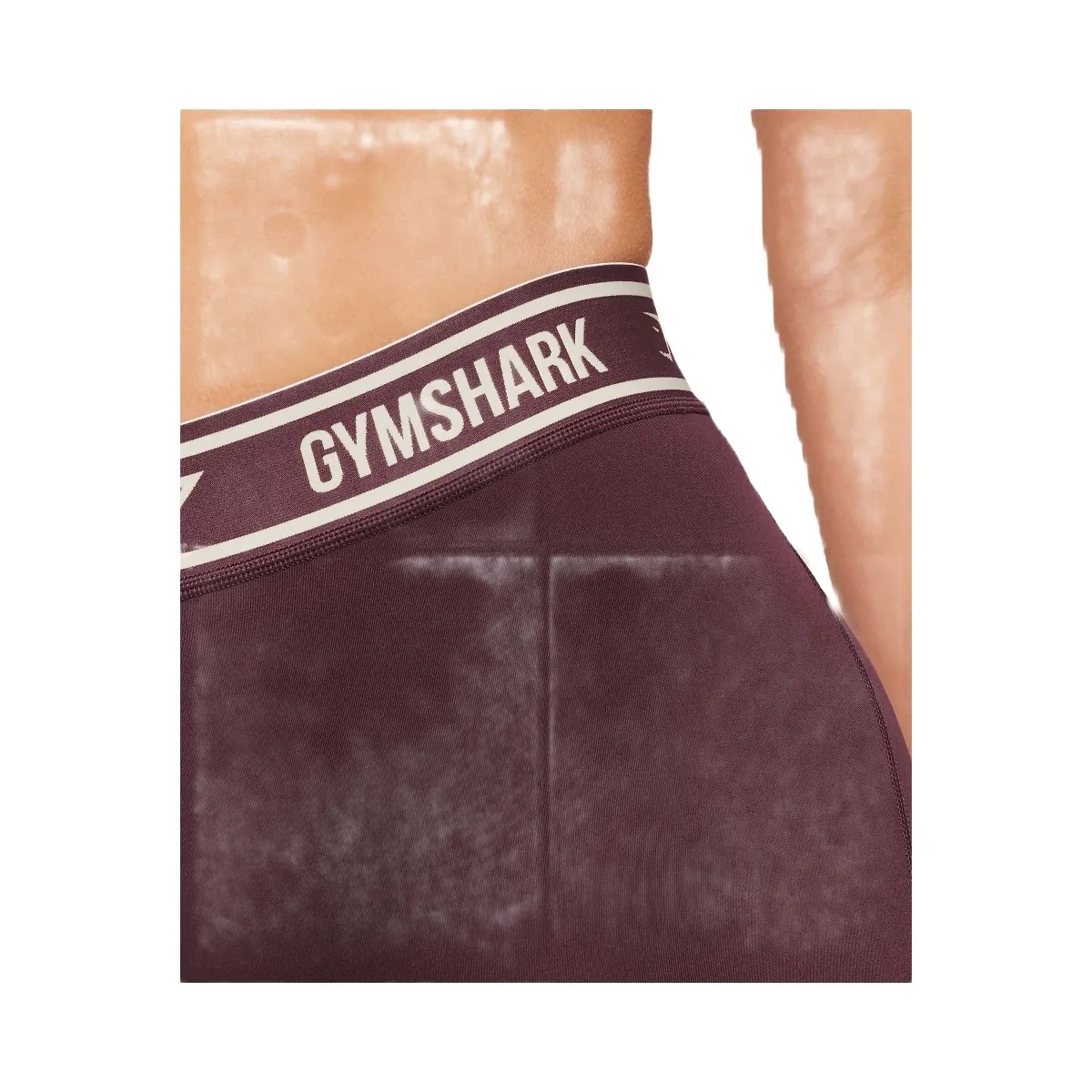 Gymshark Waistband Logo Leggings "Cherry Purple" - HypeFly India View 5