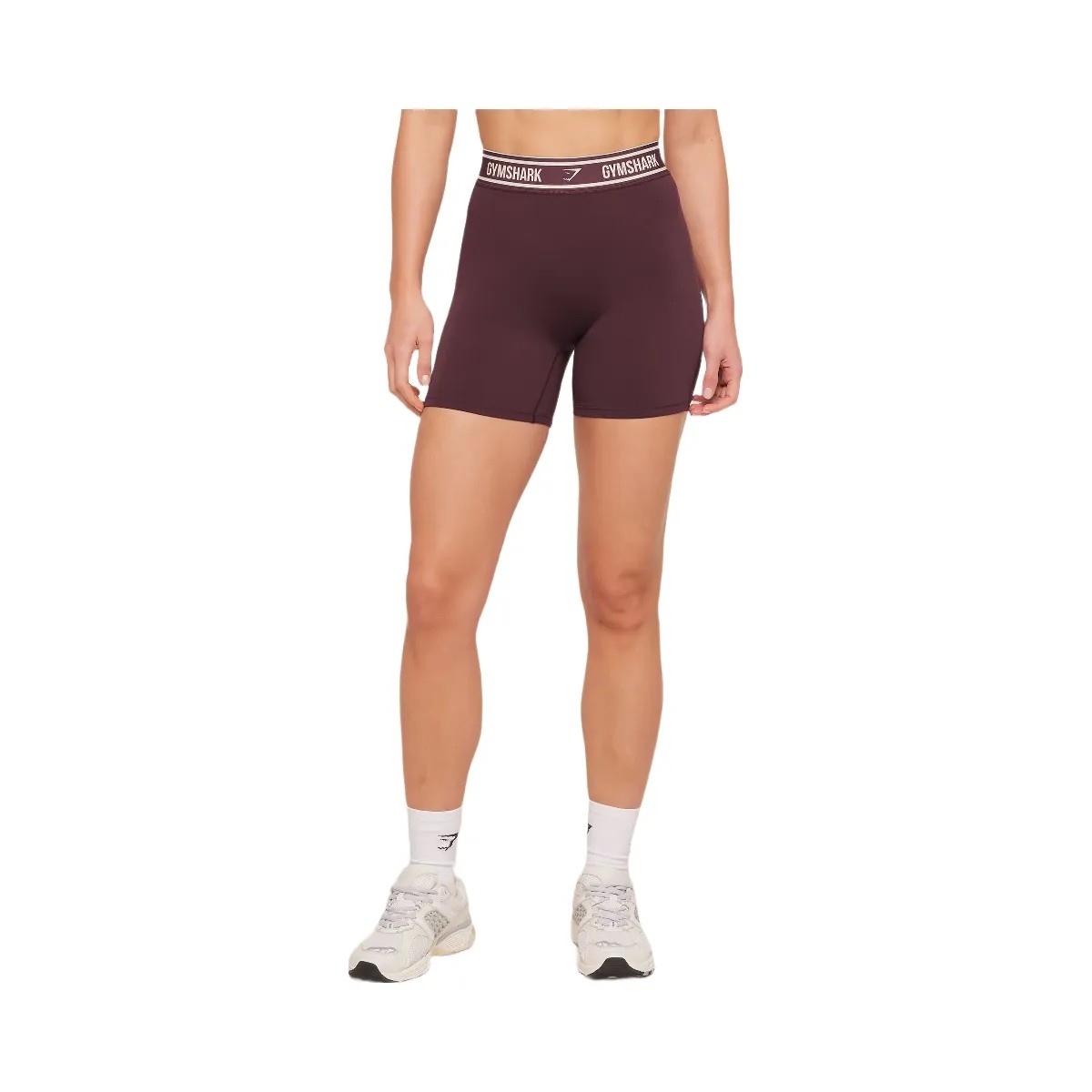 Gymshark Waistband Logo Shorts "Cherry Purple" - HypeFly India View 1