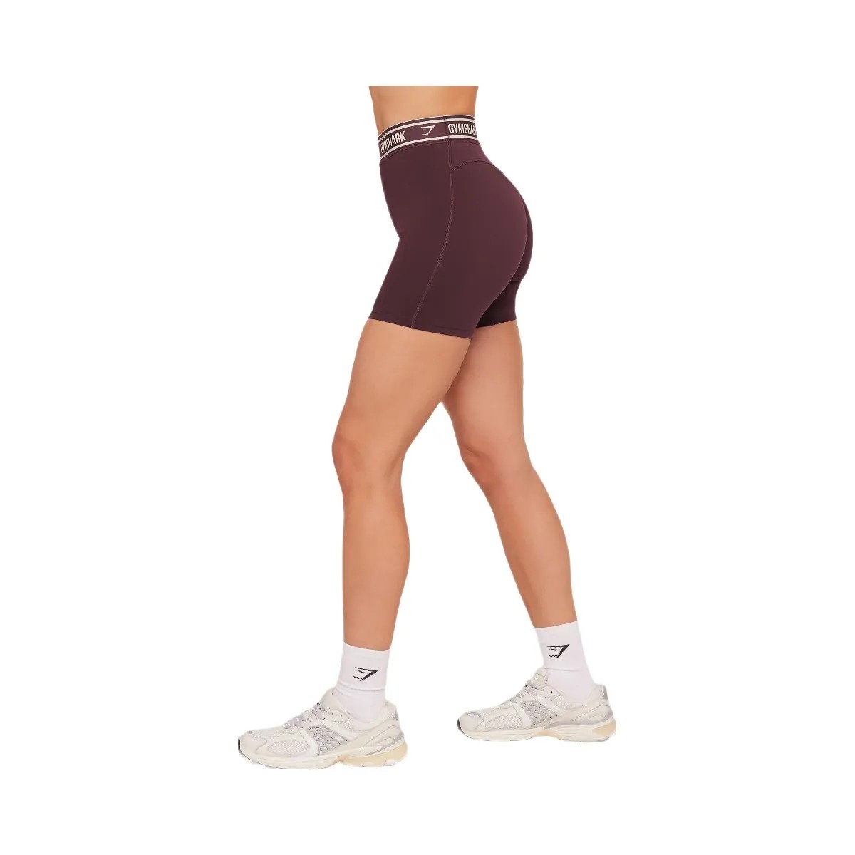 Gymshark Waistband Logo Shorts "Cherry Purple" - HypeFly India View 3