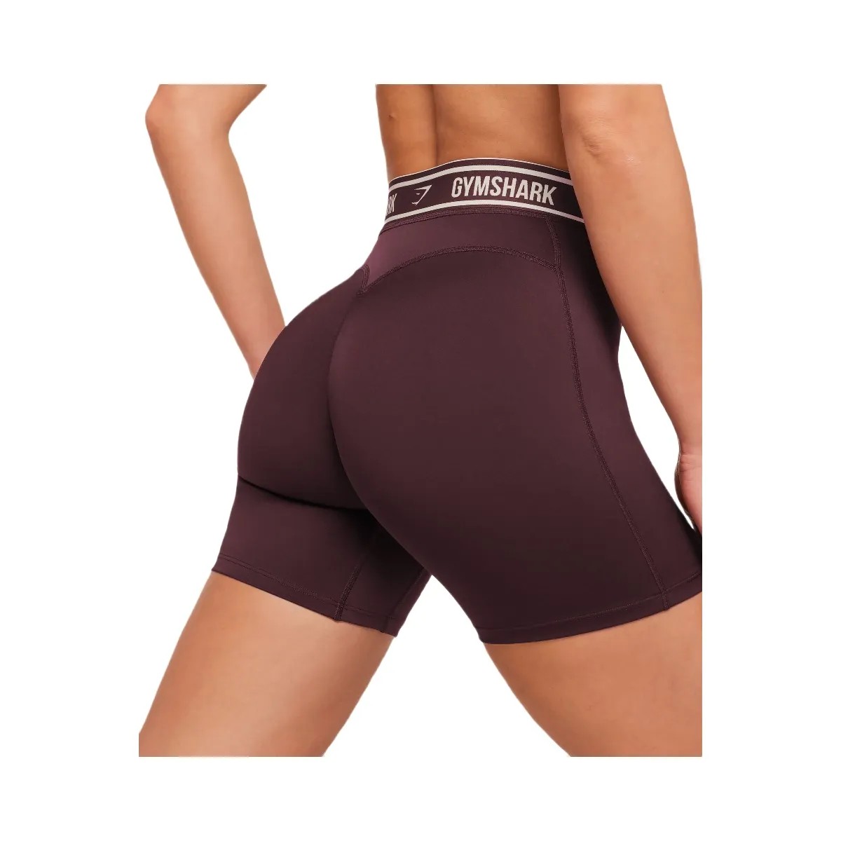 Gymshark Waistband Logo Shorts "Cherry Purple" - HypeFly India View 5