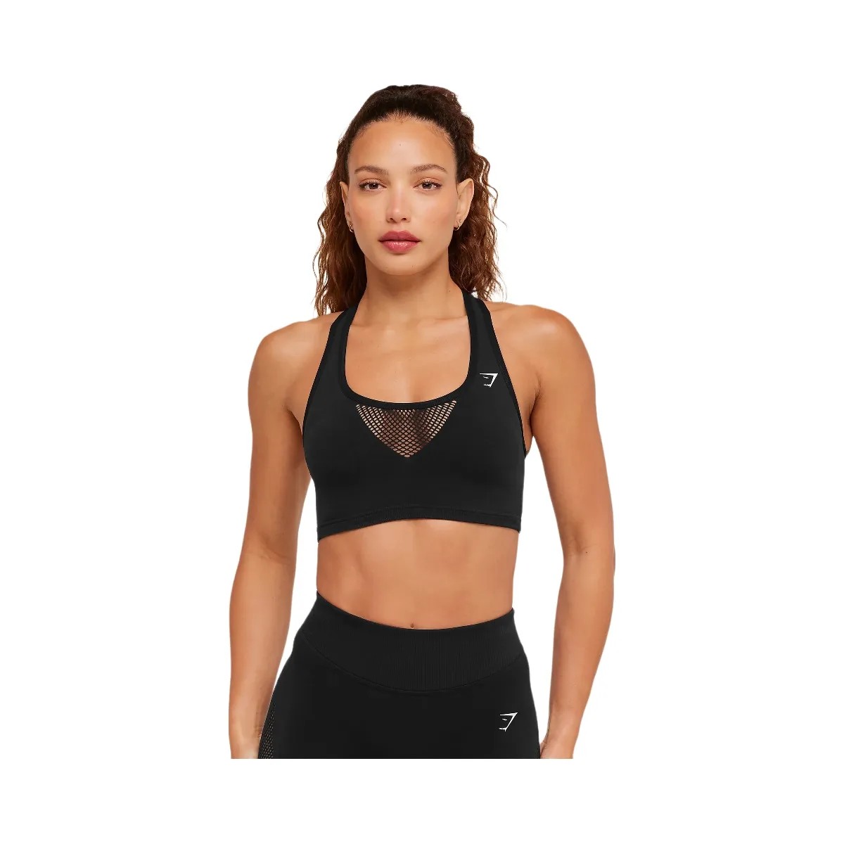 Gymshark Warp Sports Bra "GS Black" - HypeFly India View 1