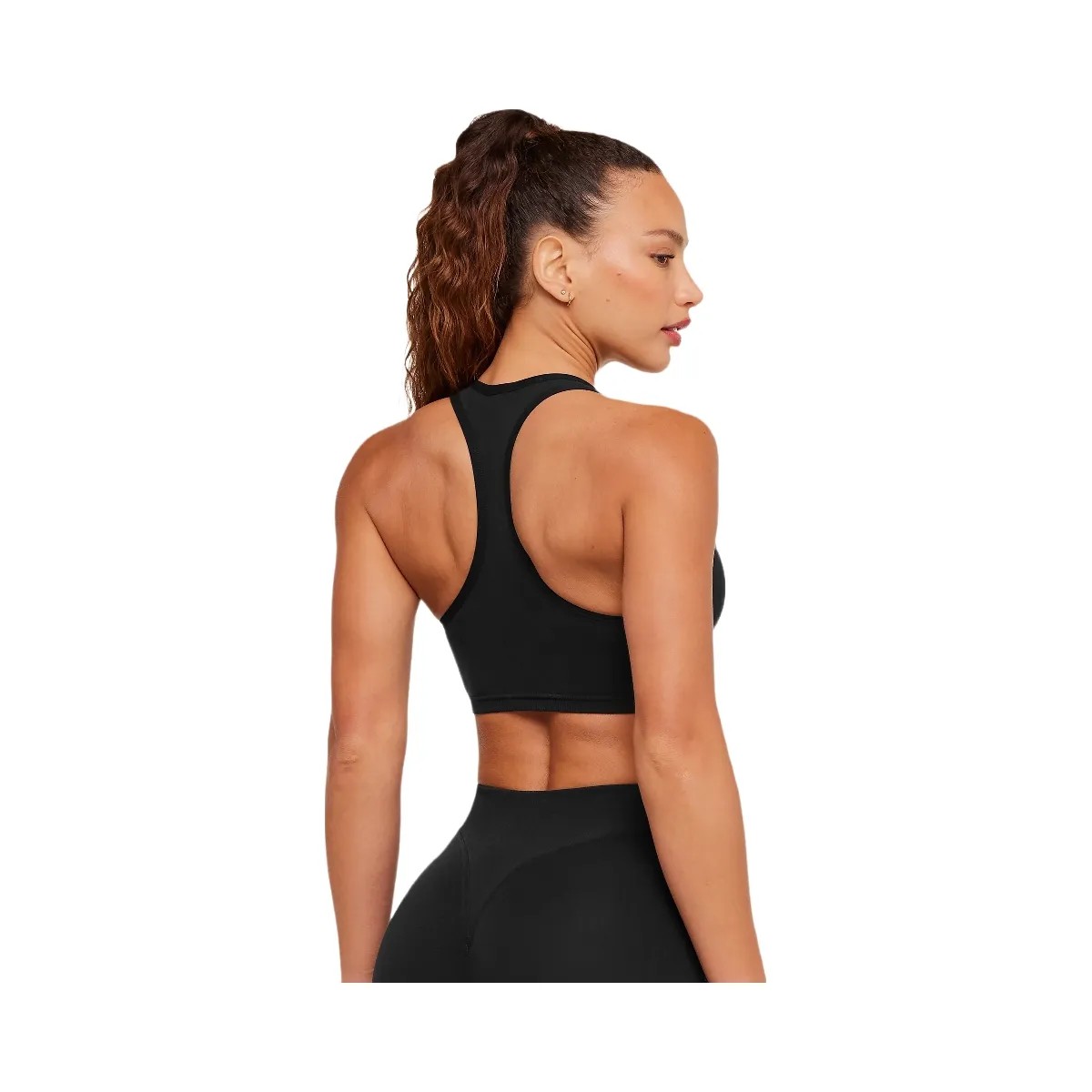 Gymshark Warp Sports Bra "GS Black" - HypeFly India View 3