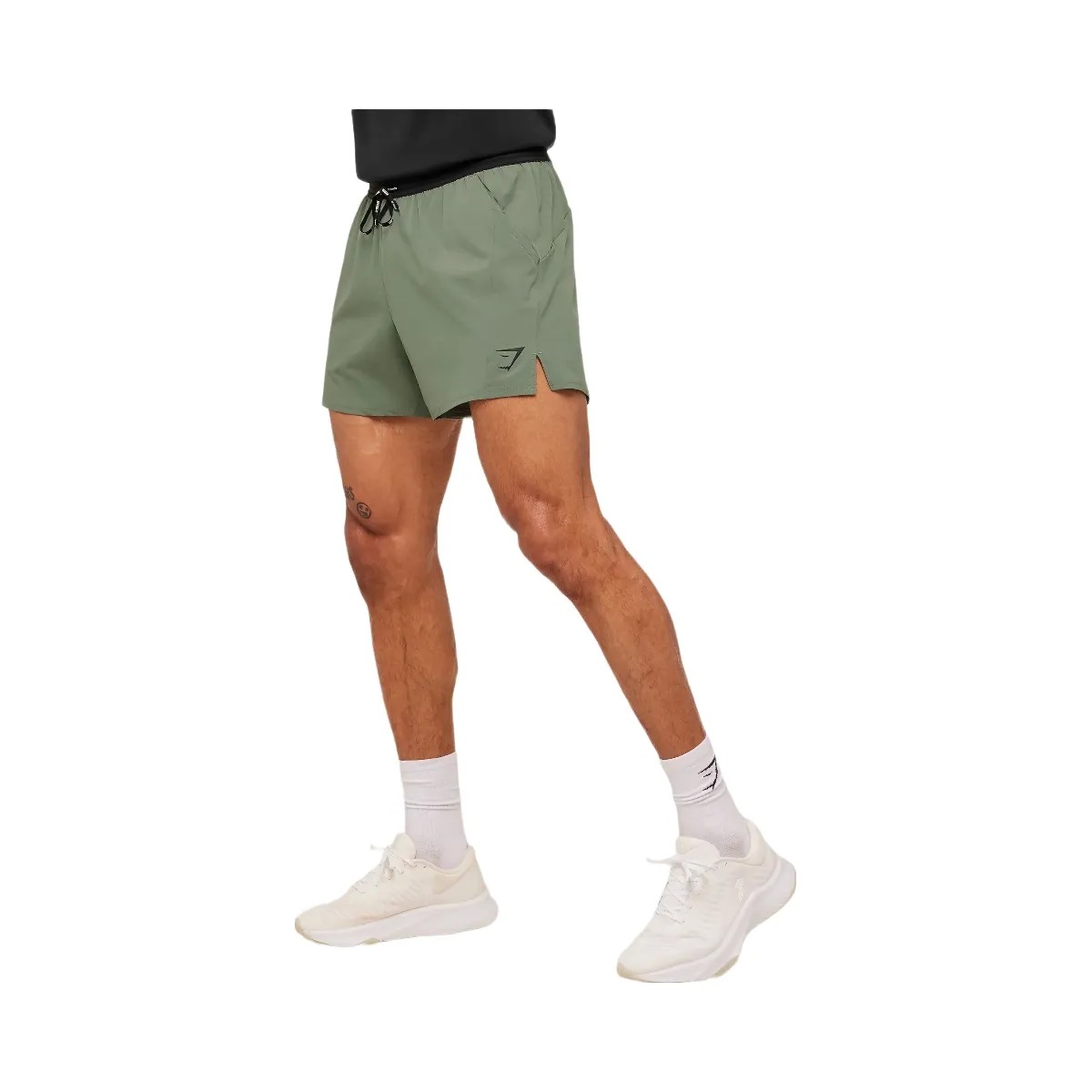 Gymshark Weekend 5" Shorts "GS Unit Green" - HypeFly India View 2