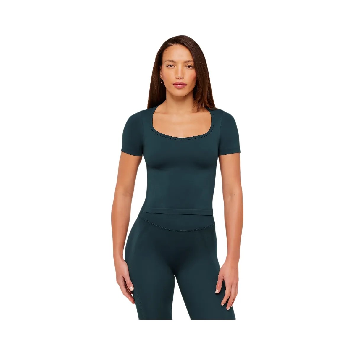 Gymshark Weekend Seamless Short Sleeve Top "Deep Petrol Blue Stealth Blue" - HypeFly India View 1