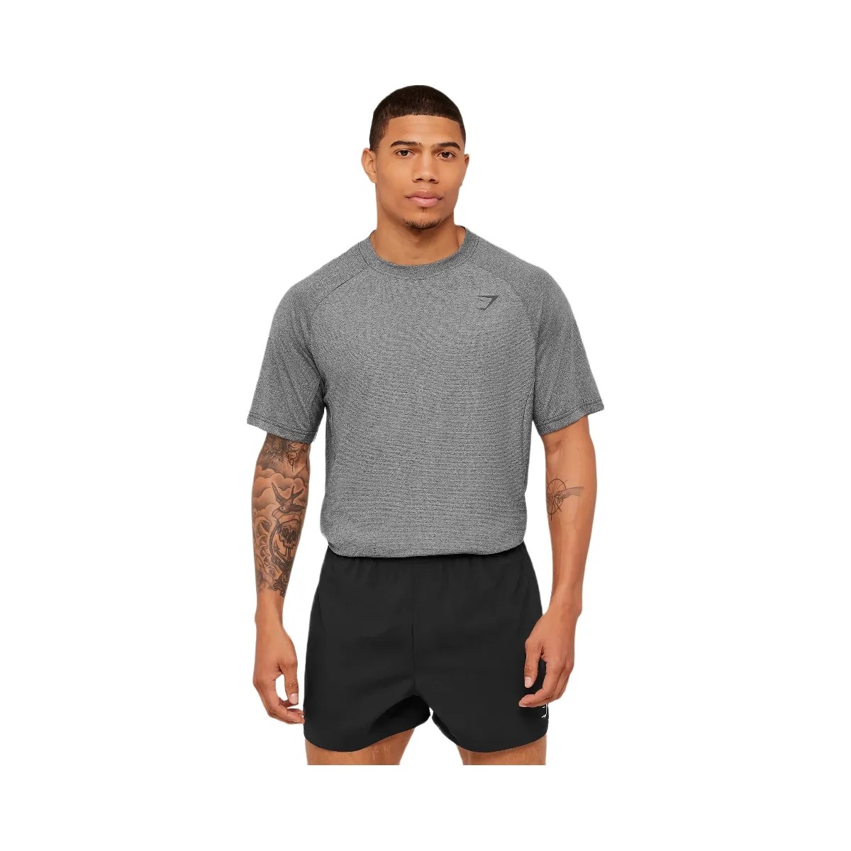 Gymshark Weekend T-Shirt "Black Grey" - HypeFly India View 1