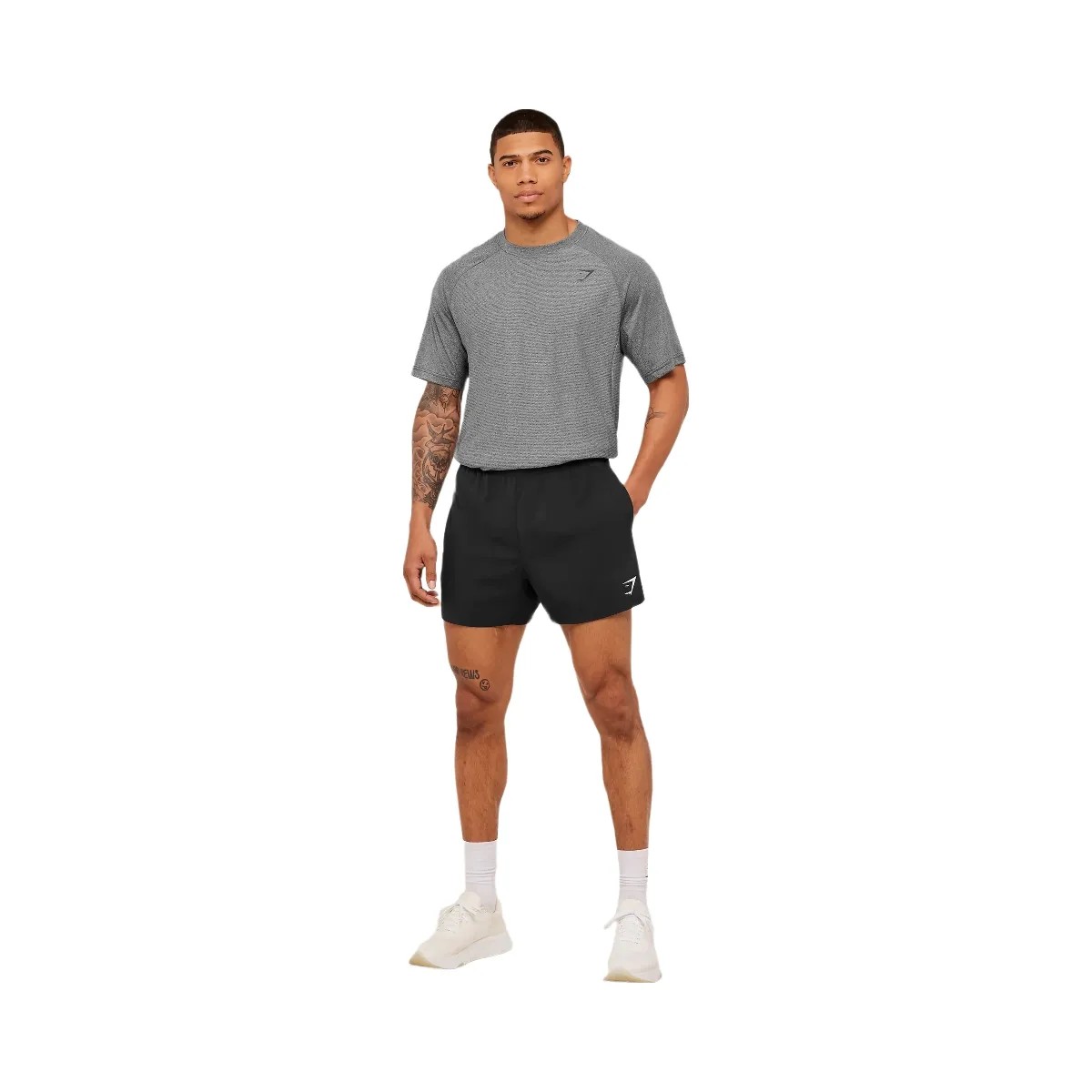 Gymshark Weekend T-Shirt "Black Grey" - HypeFly India View 5
