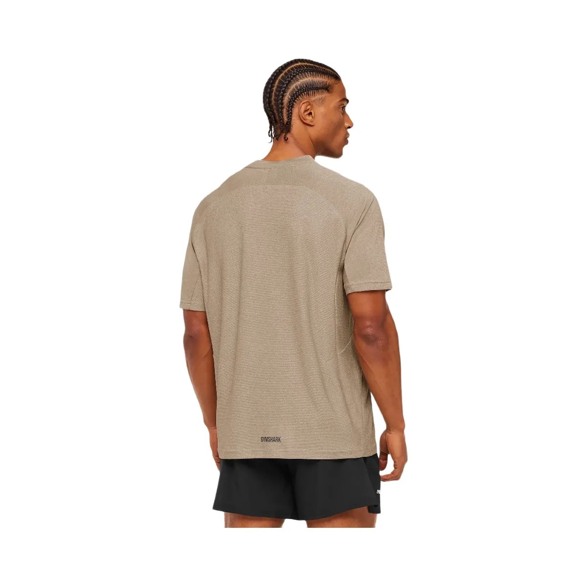 Gymshark Weekend T-Shirt "Cement Brown Tinted White" - HypeFly India View 2