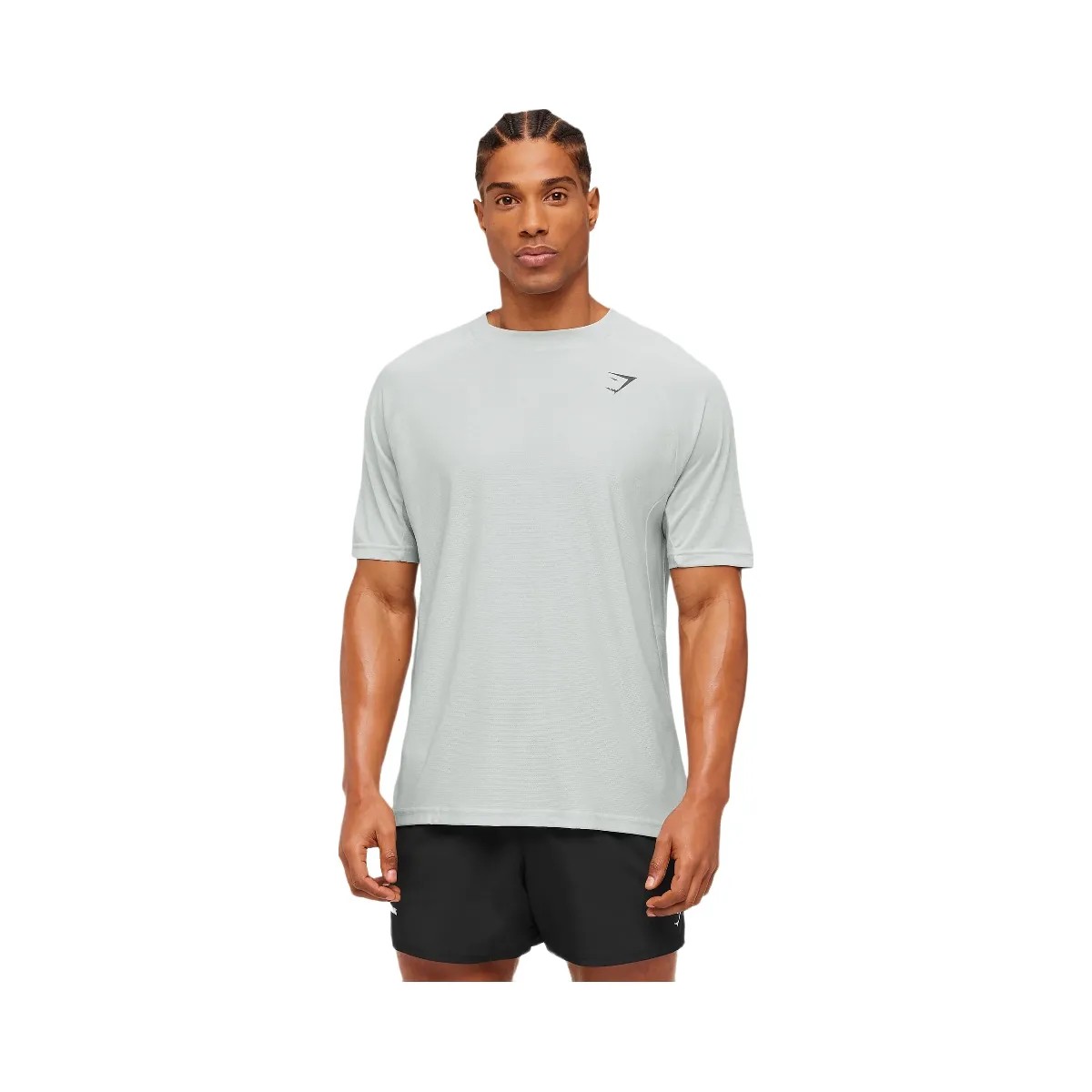 Gymshark Weekend T-Shirt "Light Grey White" - HypeFly India View 1