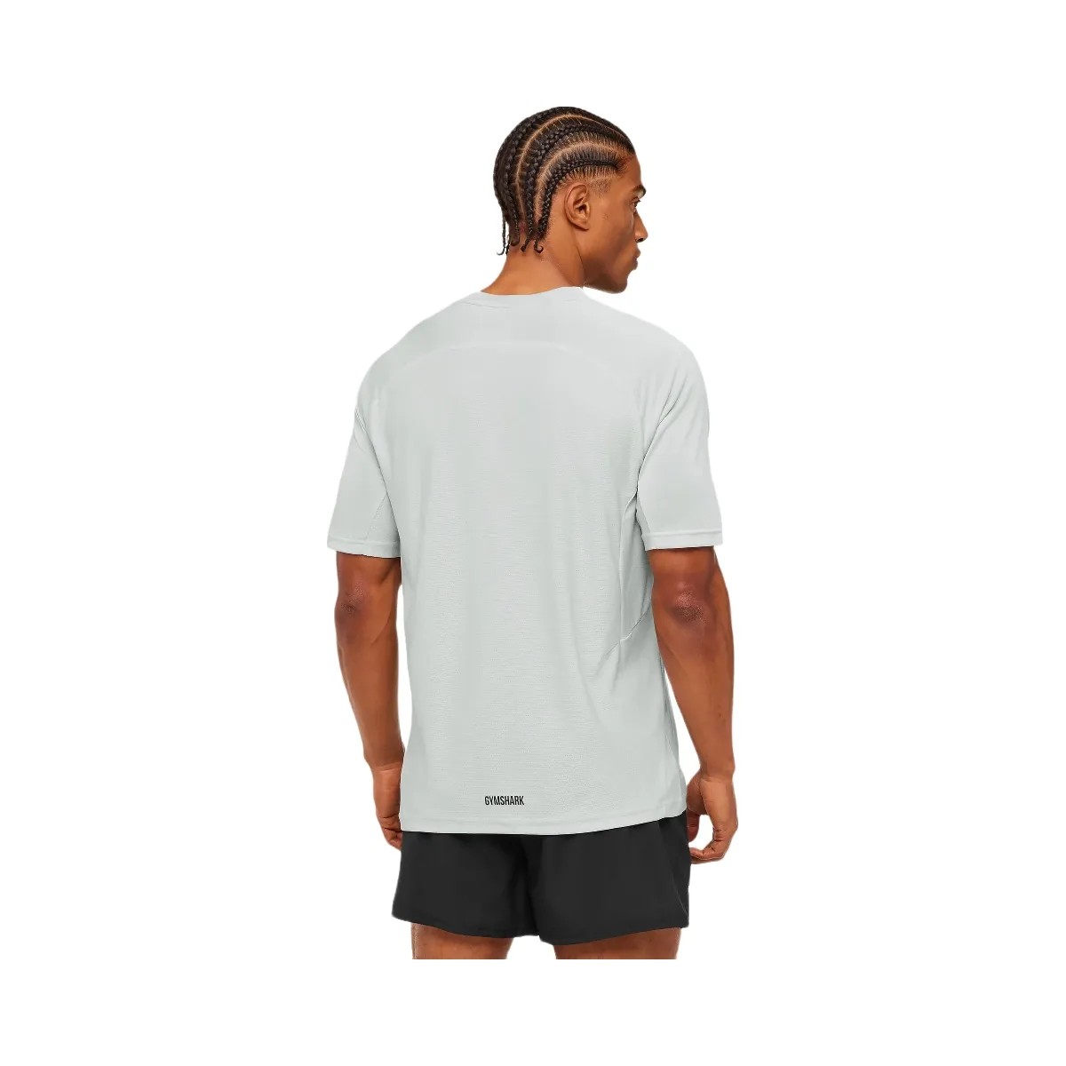Gymshark Weekend T-Shirt "Light Grey White" - HypeFly India View 2