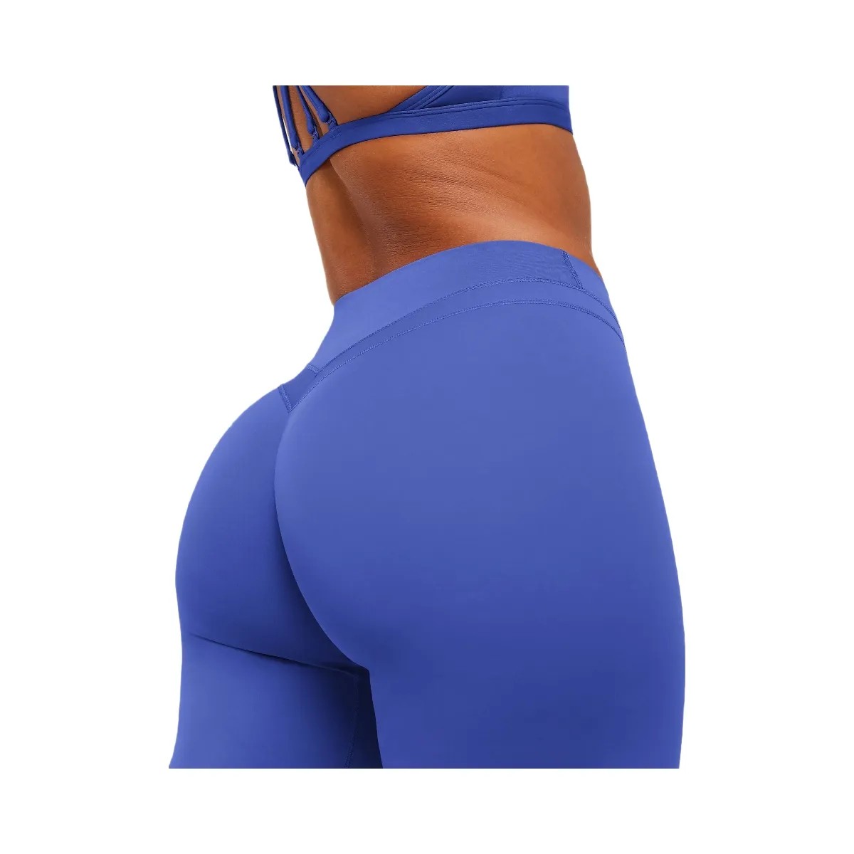 Gymshark Whitney Mid-High Rise Flared Leggings "Force Blue" - HypeFly India View 6