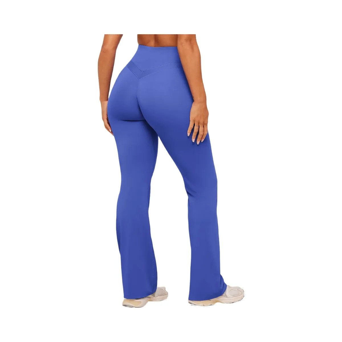 Gymshark Whitney Regular Flared Legging "Force Blue" - HypeFly India View 2