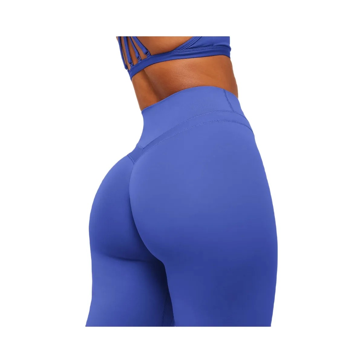 Gymshark Whitney Regular Flared Legging "Force Blue" - HypeFly India View 4
