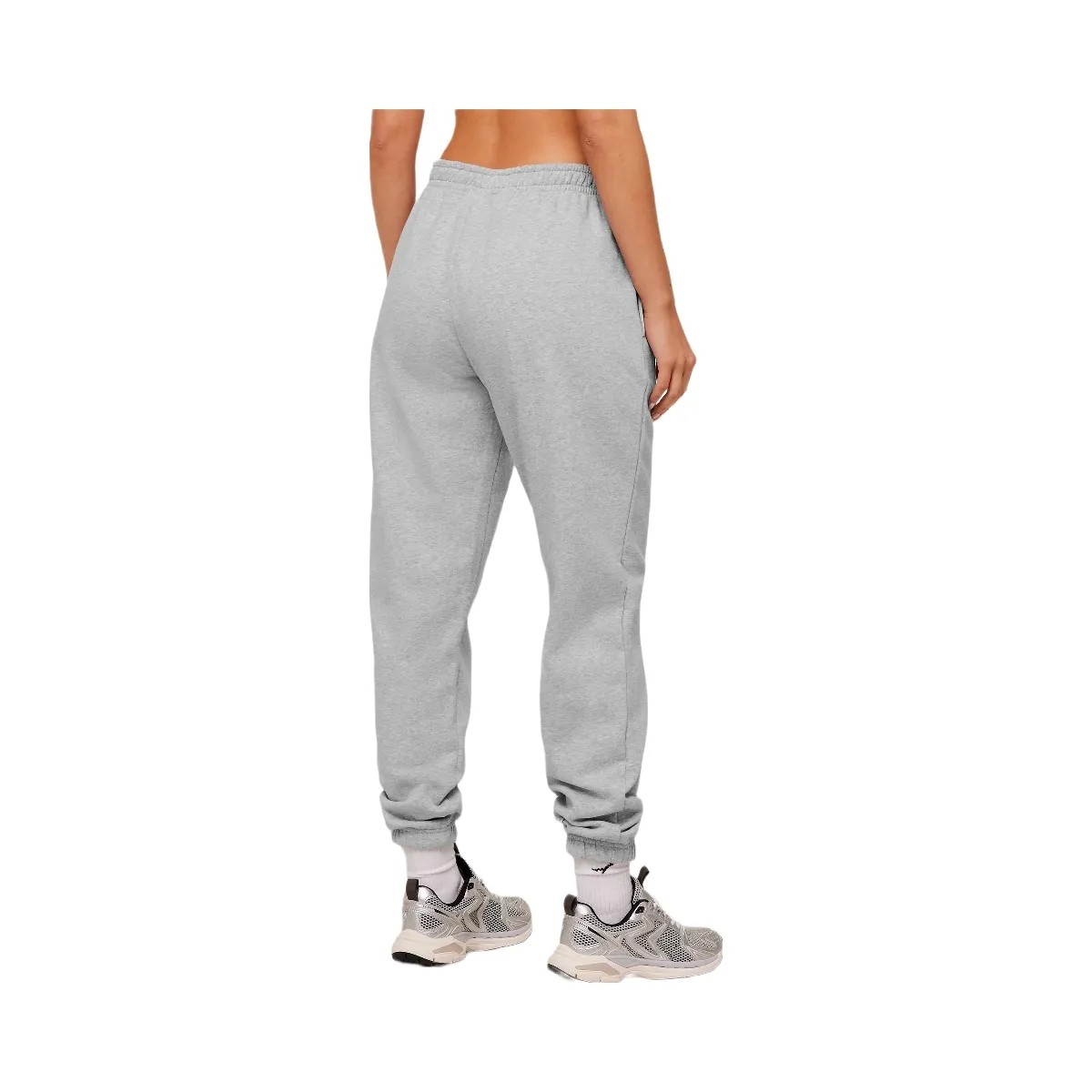Gymshark Worn Crest Graphic Joggers "Light Grey Core Marl" - HypeFly India View 2