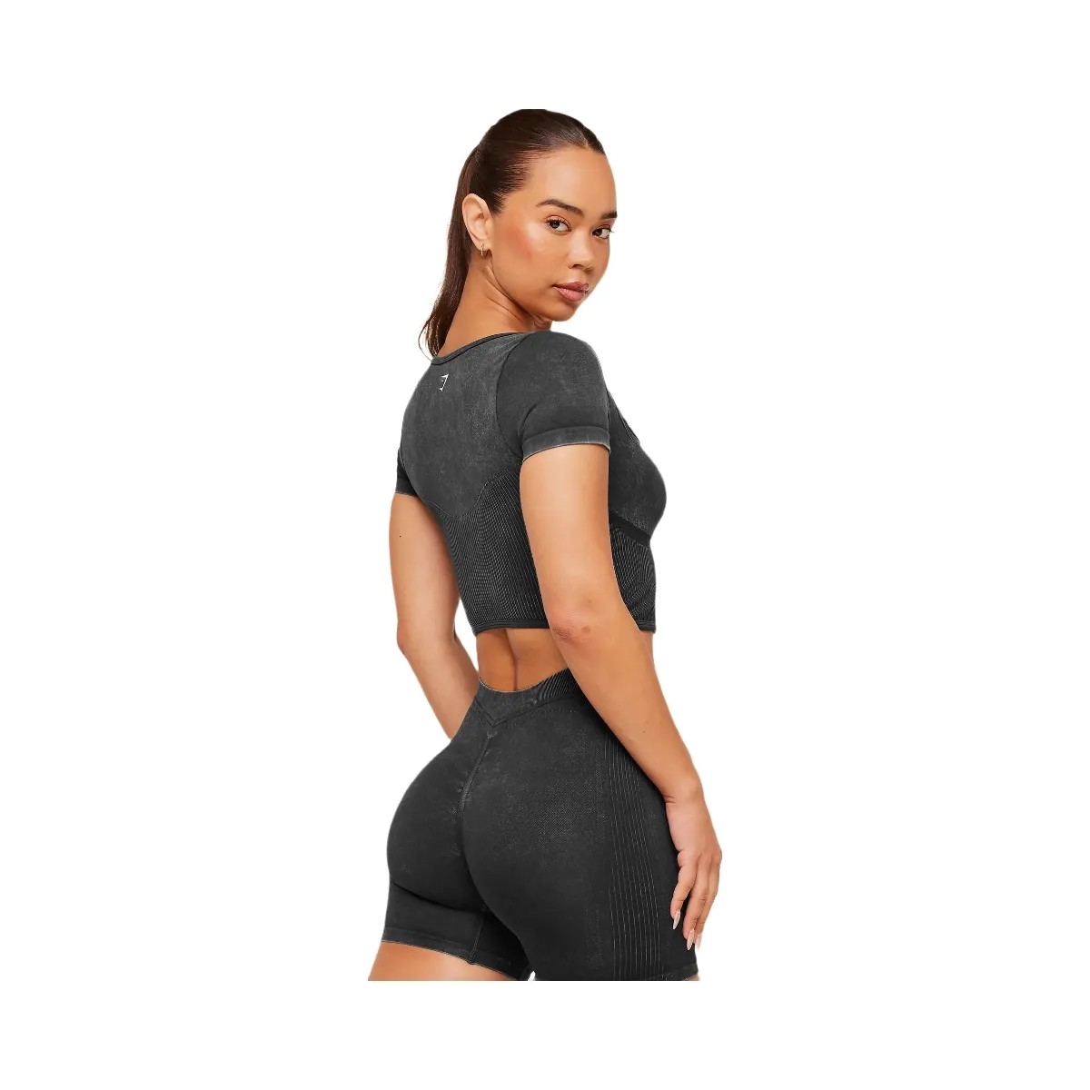 Gymshark x Bratz Crop Top "Black Wash" - HypeFly India View 2