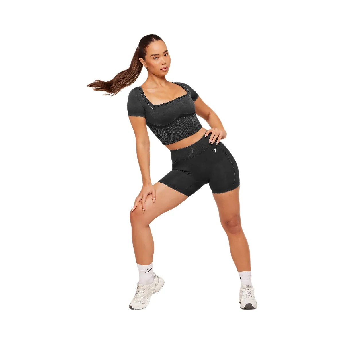 Gymshark x Bratz Crop Top "Black Wash" - HypeFly India View 5