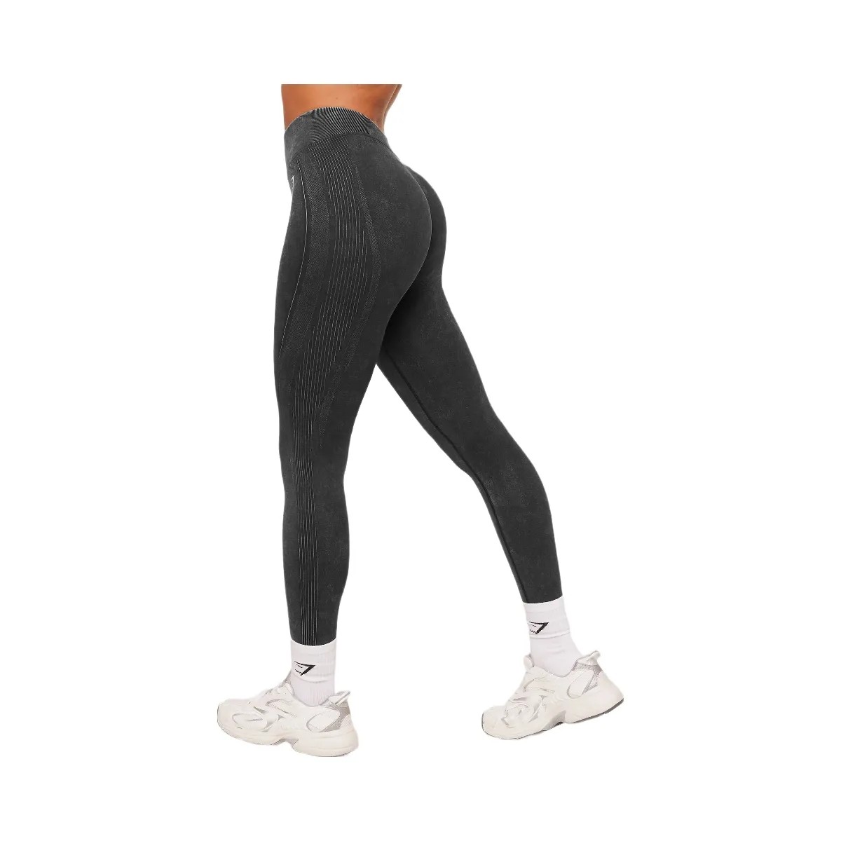 Gymshark x Bratz Leggings "Black Wash" - HypeFly India View 2