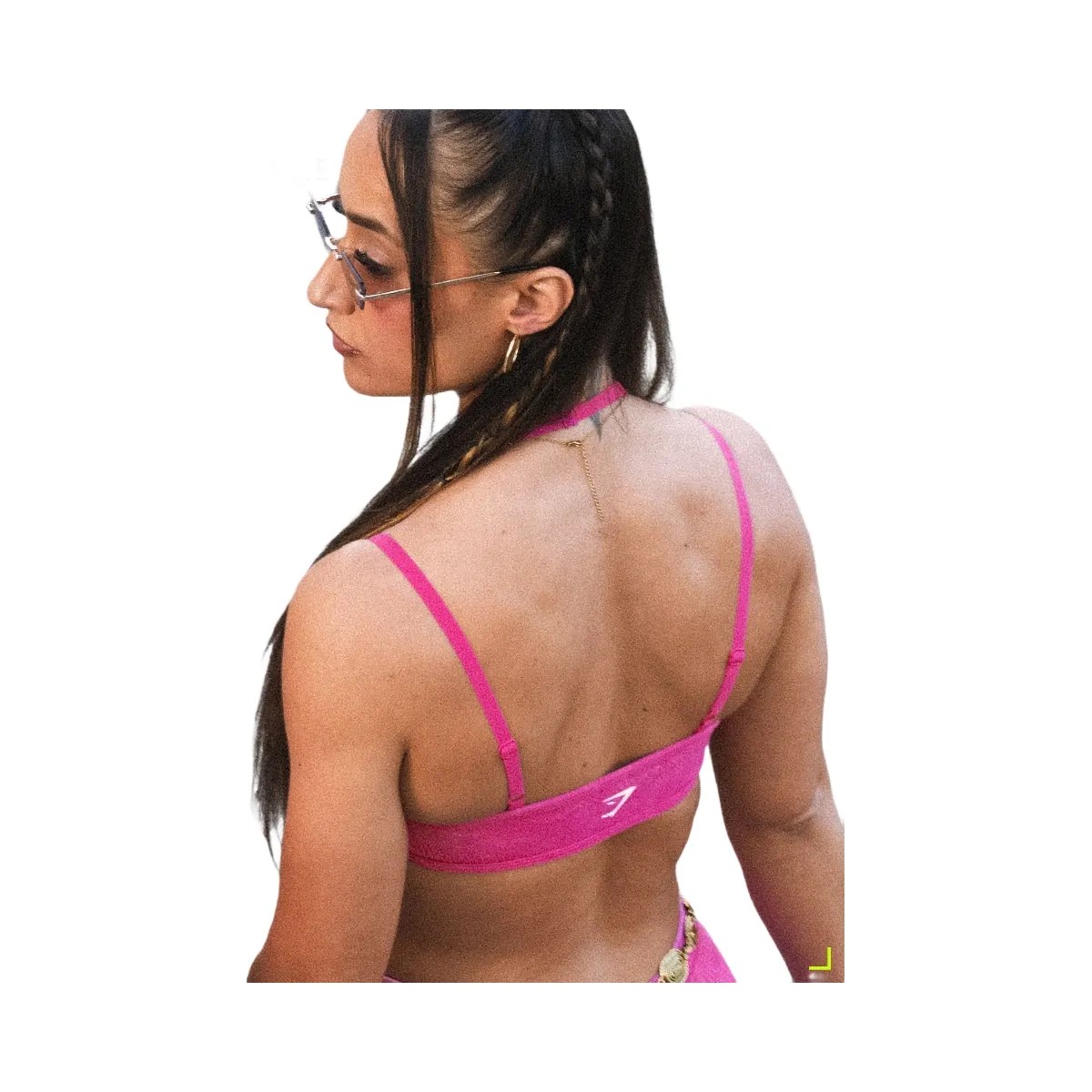 Gymshark x Bratz Light Support Sports Bra "Super-Set Pink Wash" - HypeFly India View 3