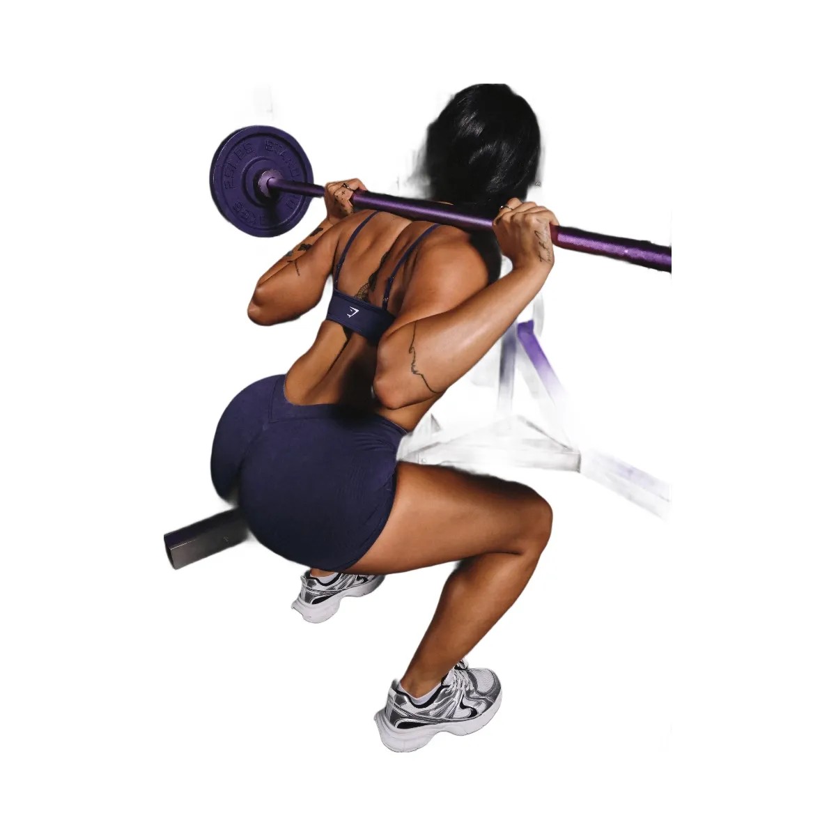 Gymshark x Bratz Shorts "Indigo Purple Wash" - HypeFly India View 3