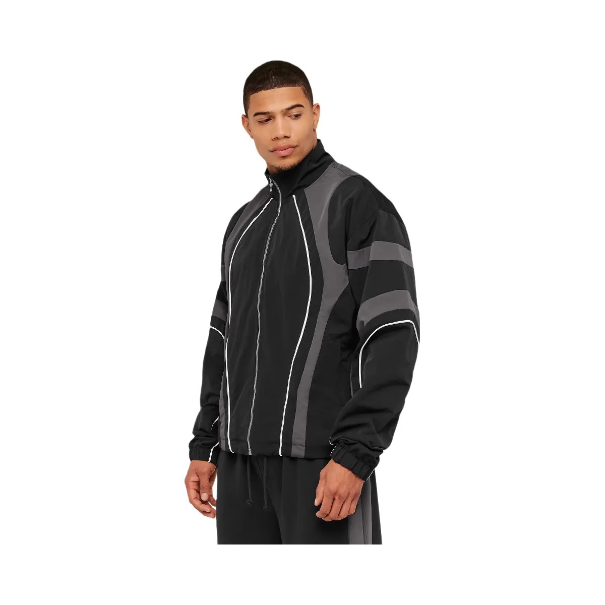 Gymshark x Carlos Belcast Track Jacket "GS Black" - HypeFly India View 2