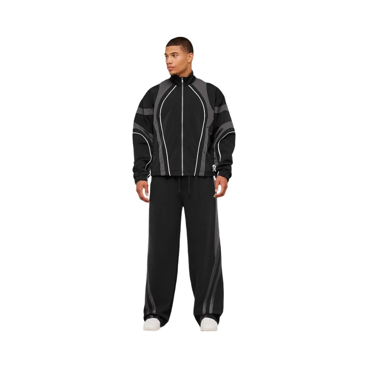Gymshark x Carlos Belcast Track Jacket "GS Black" - HypeFly India View 4