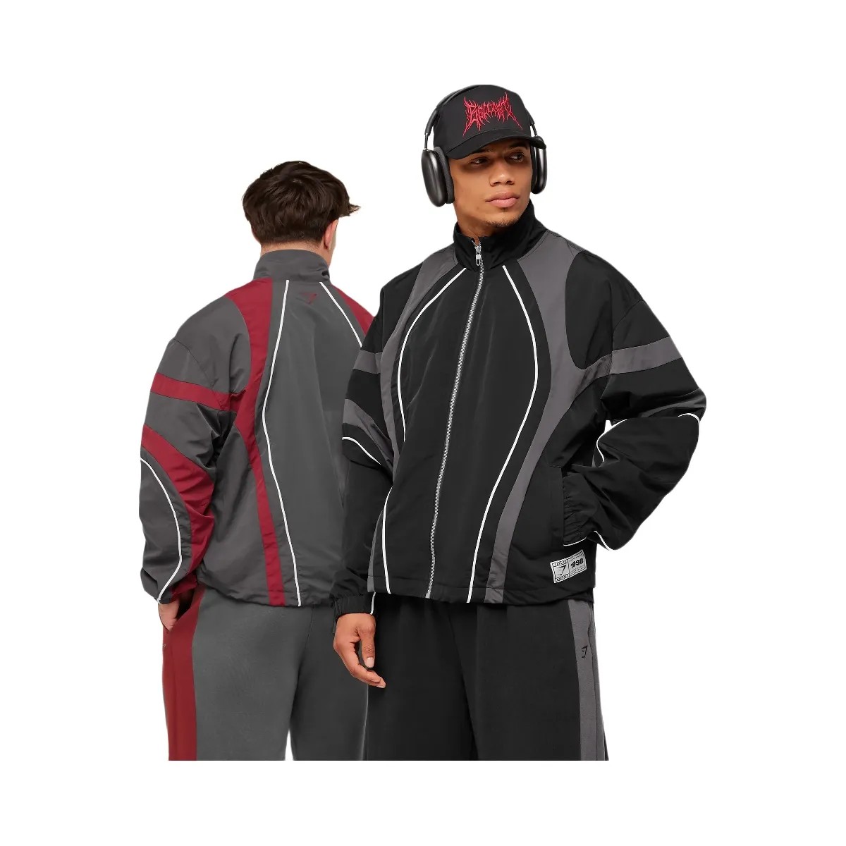Gymshark x Carlos Belcast Track Jacket "GS Black" - HypeFly India View 5