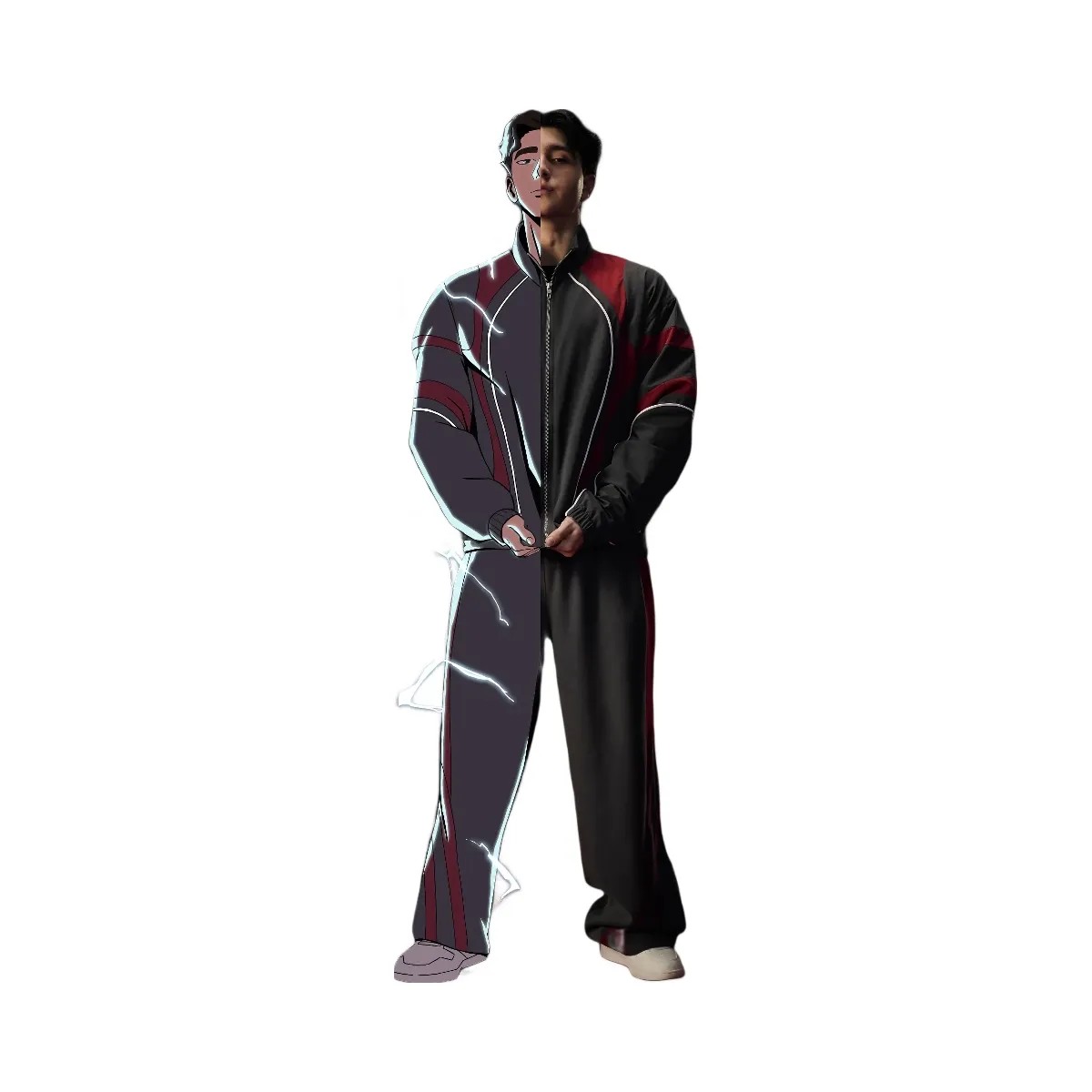 Gymshark x Carlos Belcast Track Pant "Grey" - HypeFly India View 2