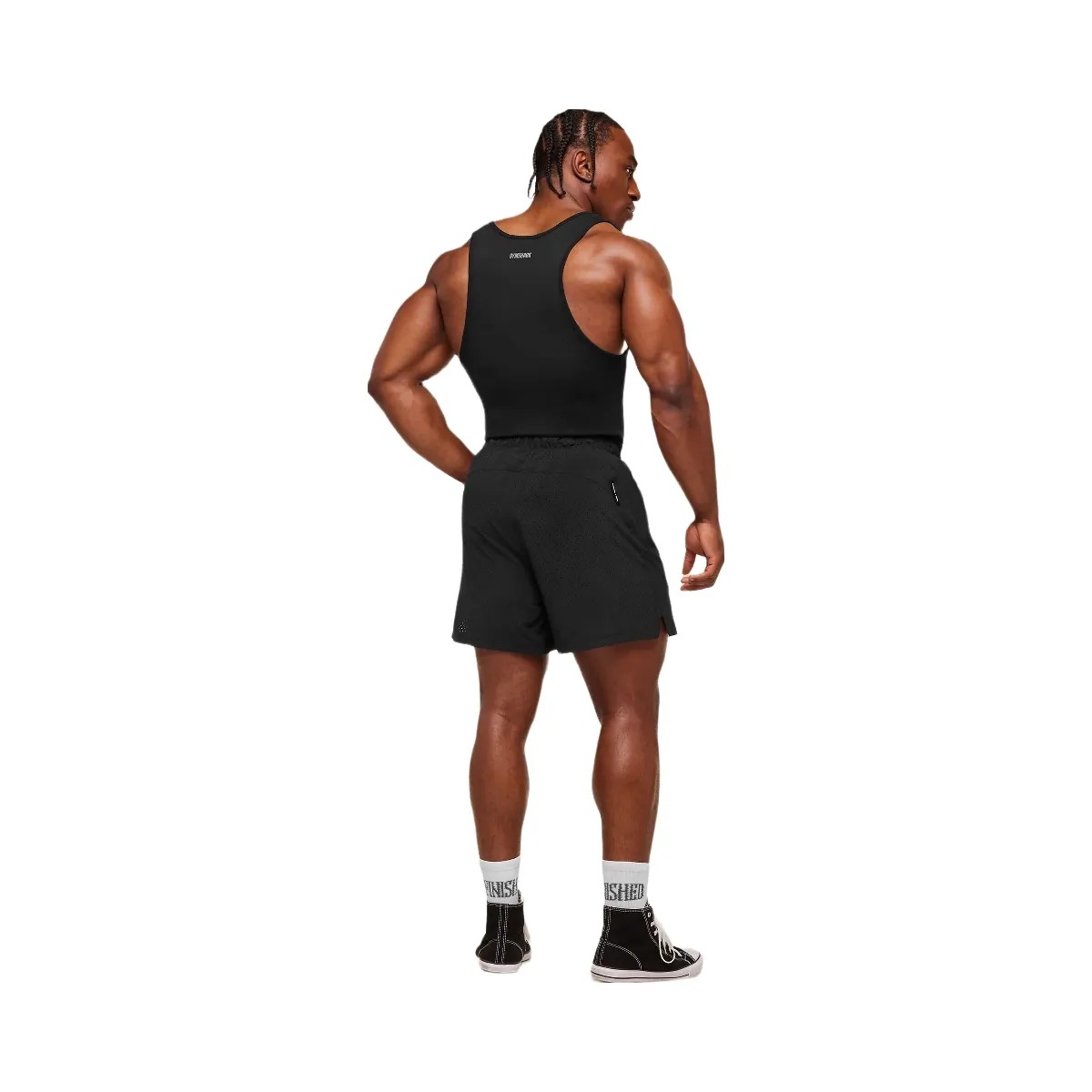 Gymshark x CBUM Ribbed Tank - Black - HypeFly India View 5