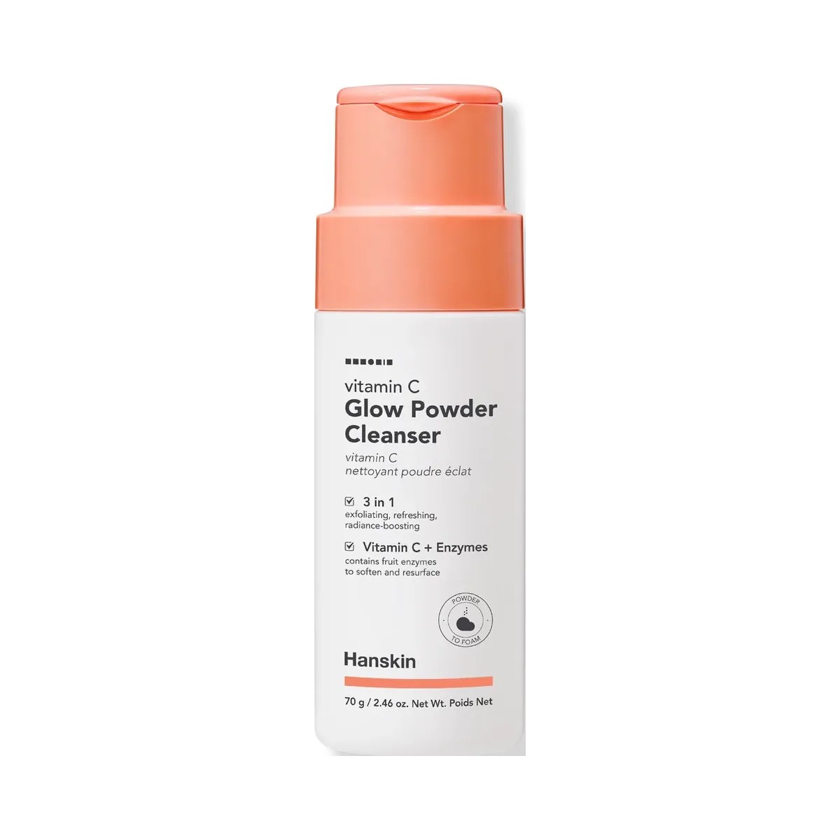 Hanskin Vitamin C Glow Powder Cleanser - HypeFly India View 1