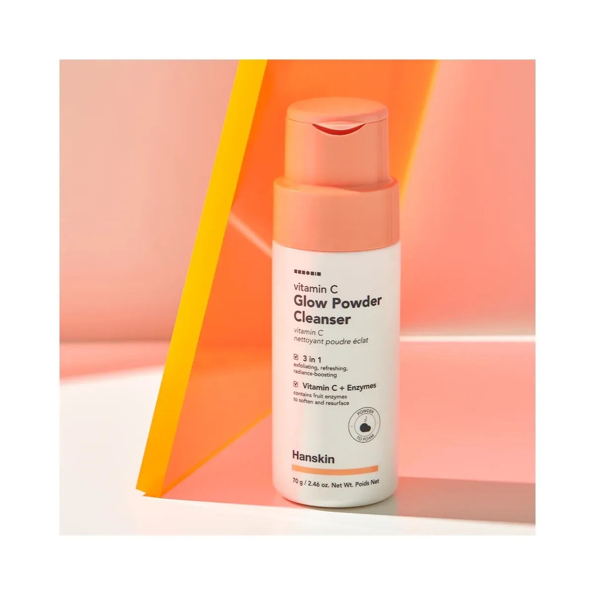 Hanskin Vitamin C Glow Powder Cleanser - HypeFly India View 6