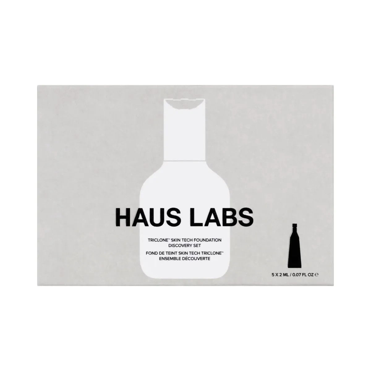 Haus Labs Triclone Skin Tech Foundation Discovery Set Light Medium - HypeFly India View 1