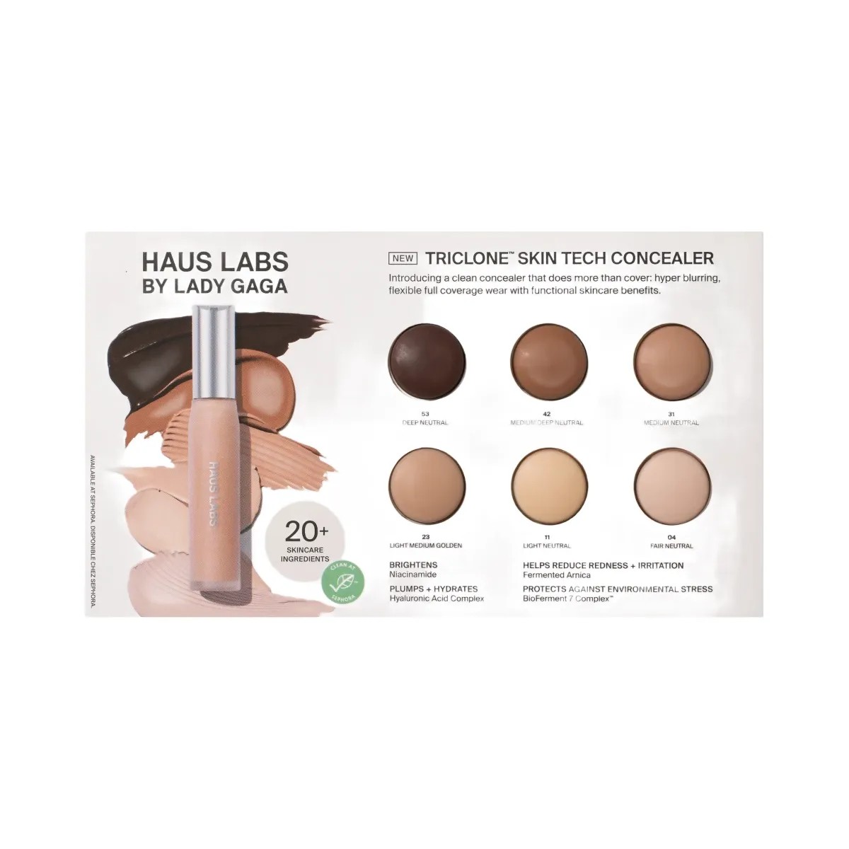Haus Labs Triclone Skin Tech Hydrating + De-Puffing Concealer Sample - HypeFly India View 1