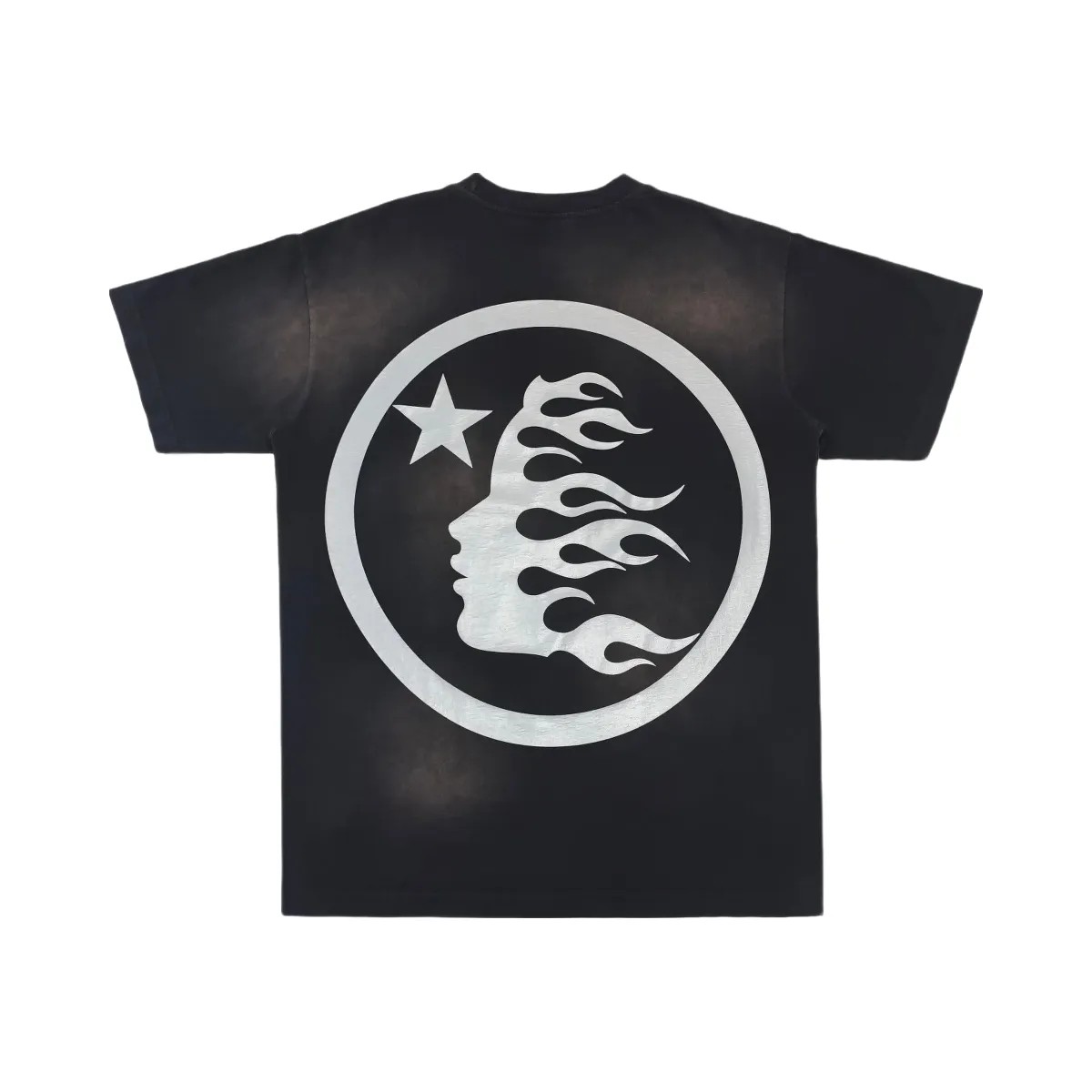 Hellstar Gel Sport Logo T Shirt Black Blue - HypeFly India View 2