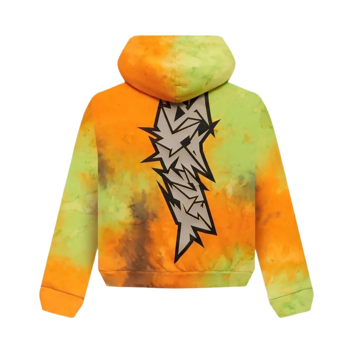 Hellstar Halloween Vomit Hoodie Orange - HypeFly India View 2