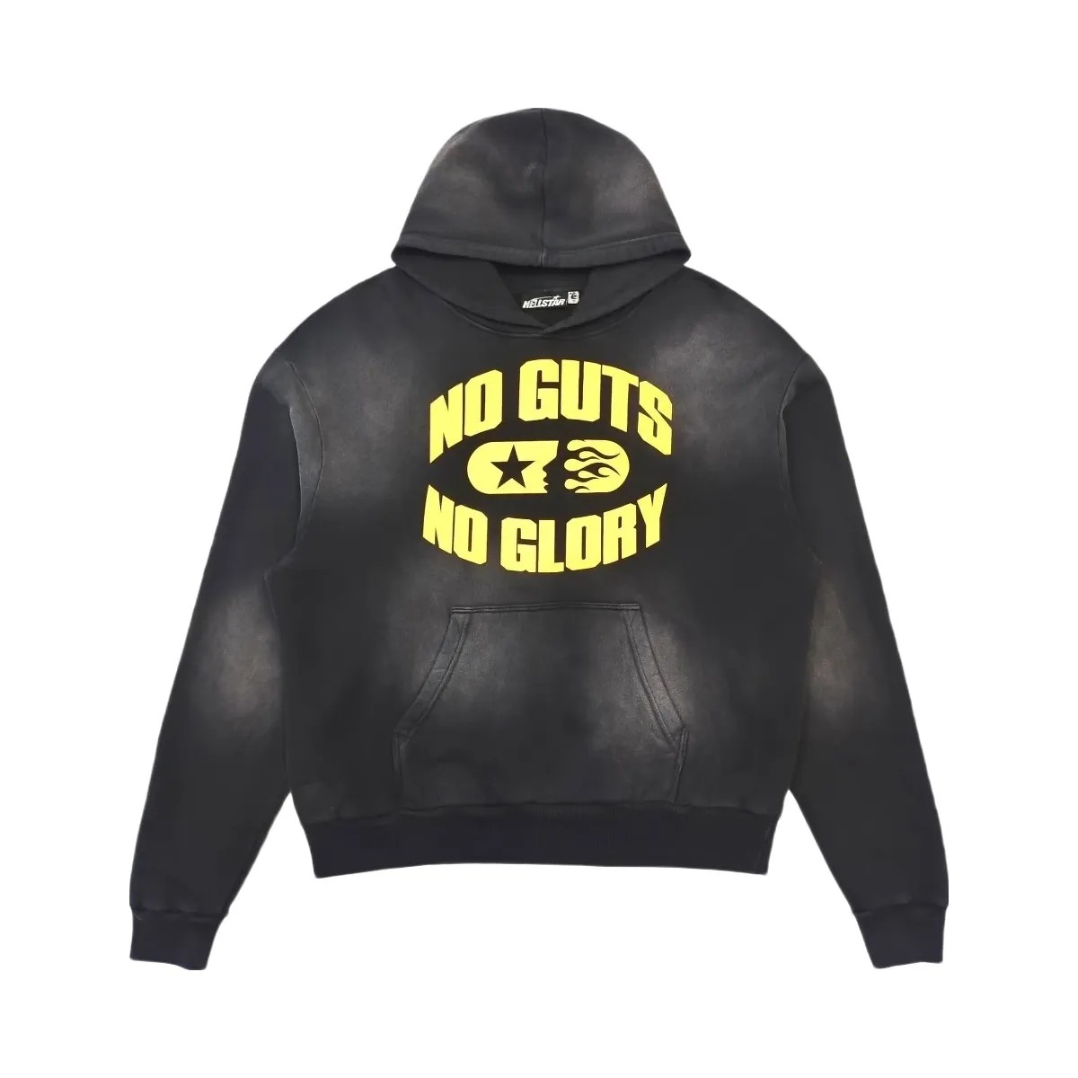 Hellstar No Guts No Glory Hoodie Black - HypeFly India View 1