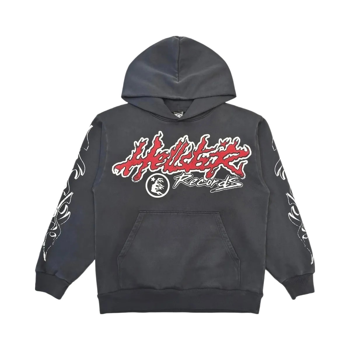 Hellstar Records Tour Hoodie Black - HypeFly India View 1